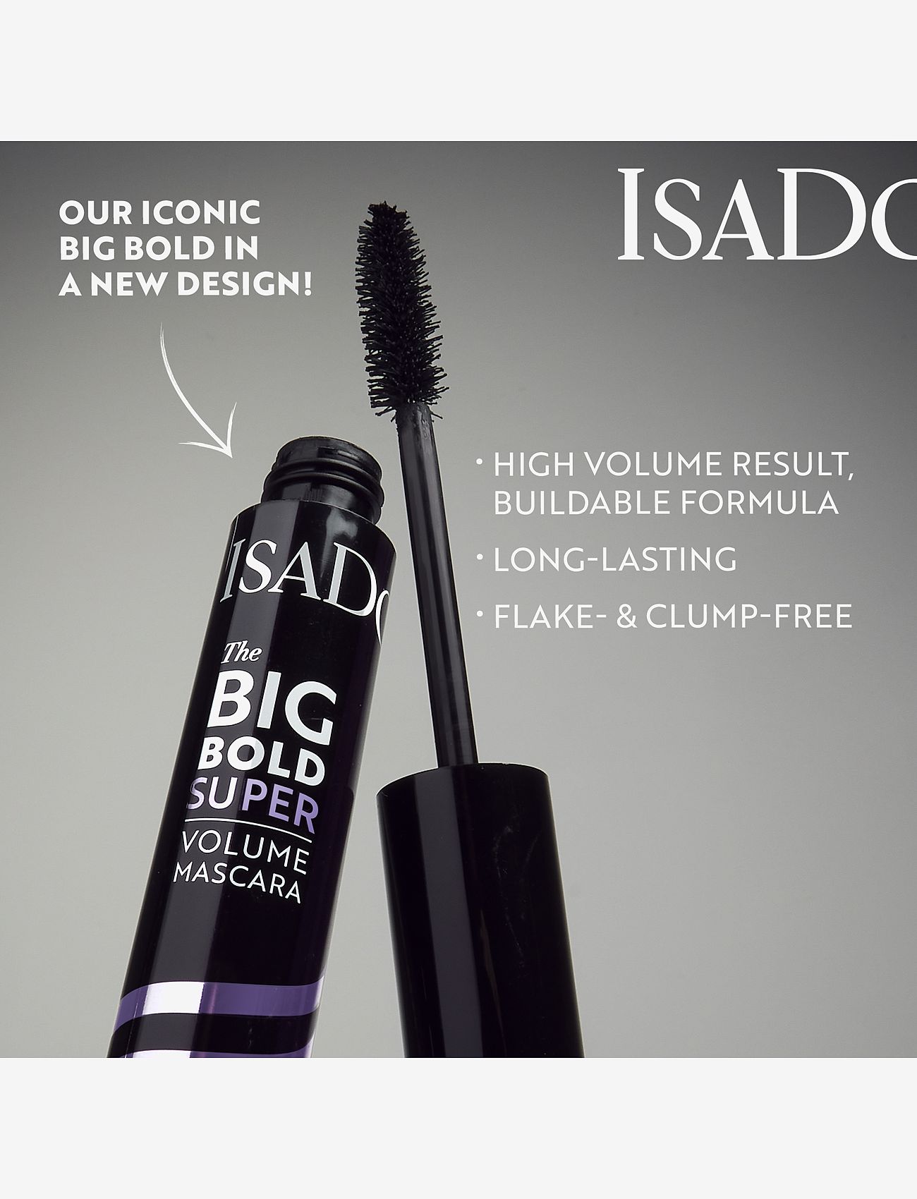 IsaDora - The Big Bold Super Volume Mascara 10 Black - makeup - black - 4