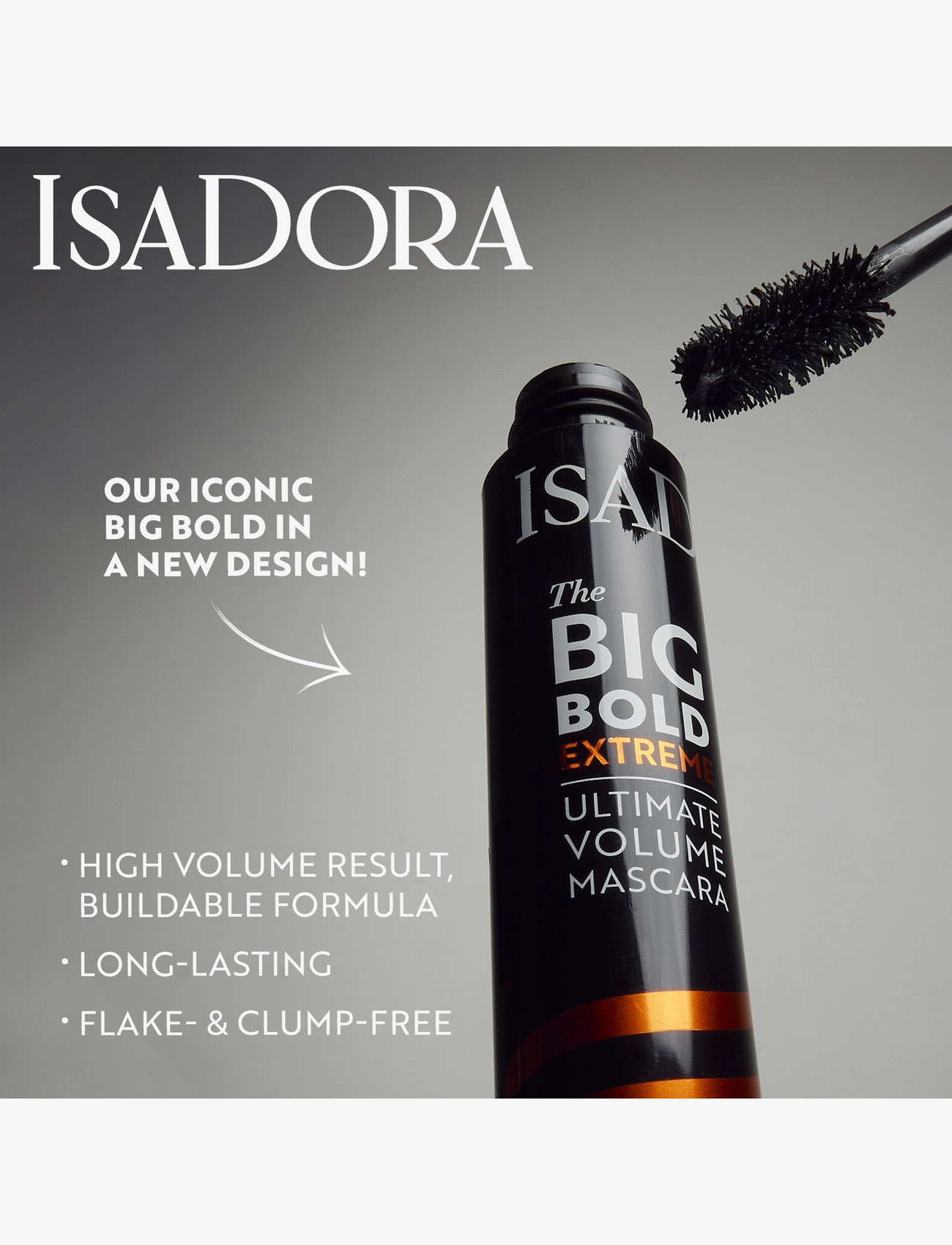 IsaDora - The Big Bold Extreme Ultimate Volume Mascara 15 Extreme Black - silmad ja kulmud - extreme black - 4