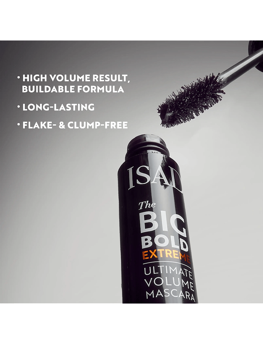 IsaDora - The Big Bold Extreme Ultimate Volume Mascara 15 Extreme Black - silmad ja kulmud - extreme black - 4