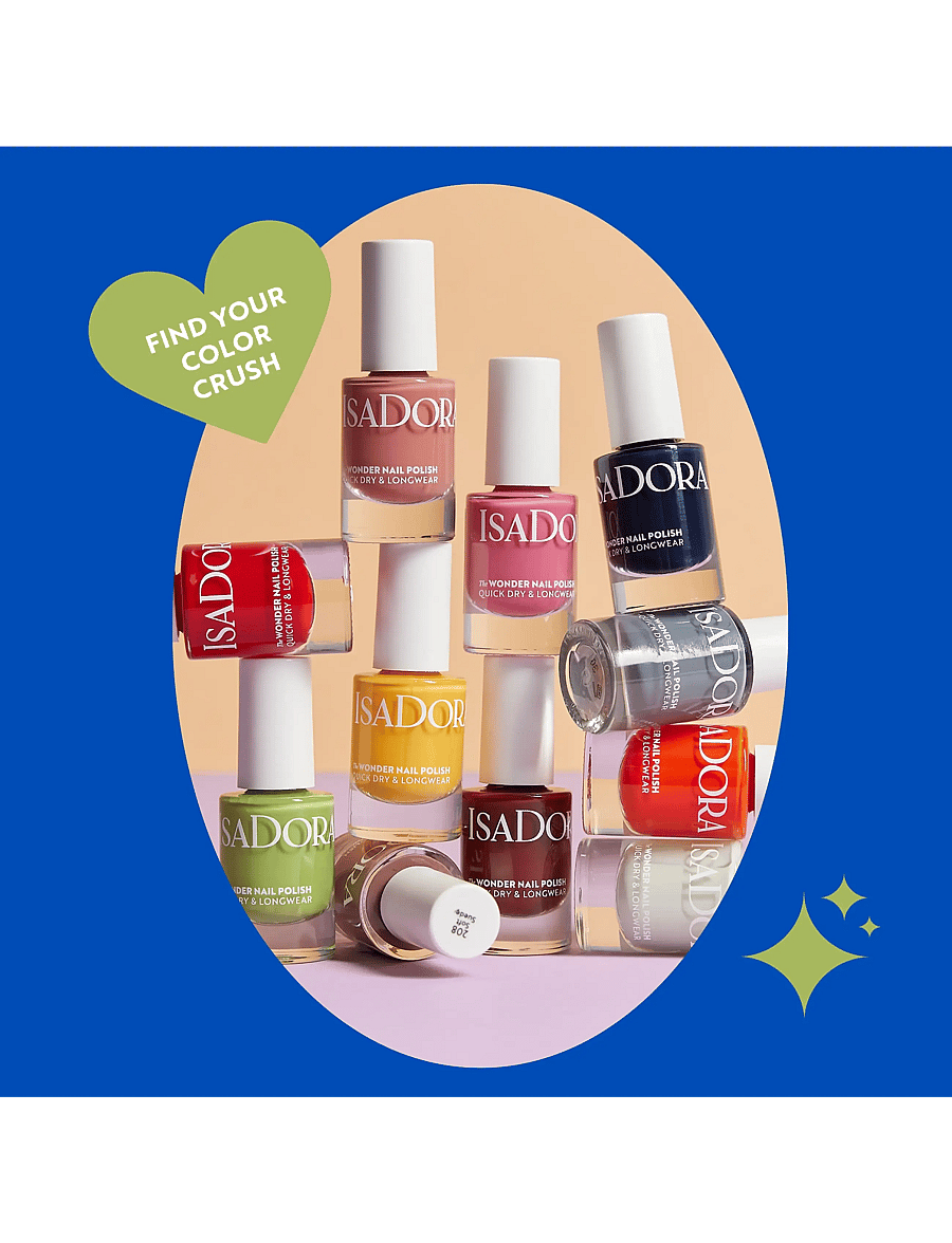 IsaDora - The Wonder Nail Polish Quick dry & Longwear 164 Crimson Red - makeup - crimson red - 2