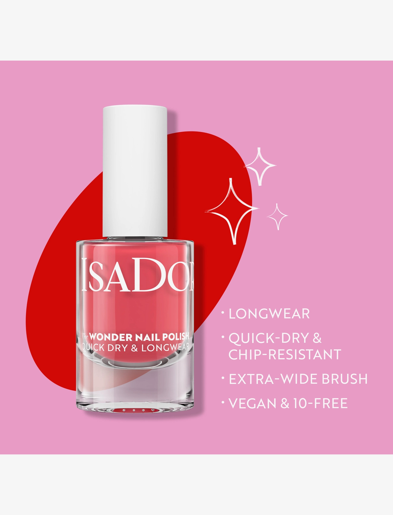 IsaDora - The Wonder Nail Polish Quick dry & Longwear 171 Coral Flare - smink - coral flare - 2