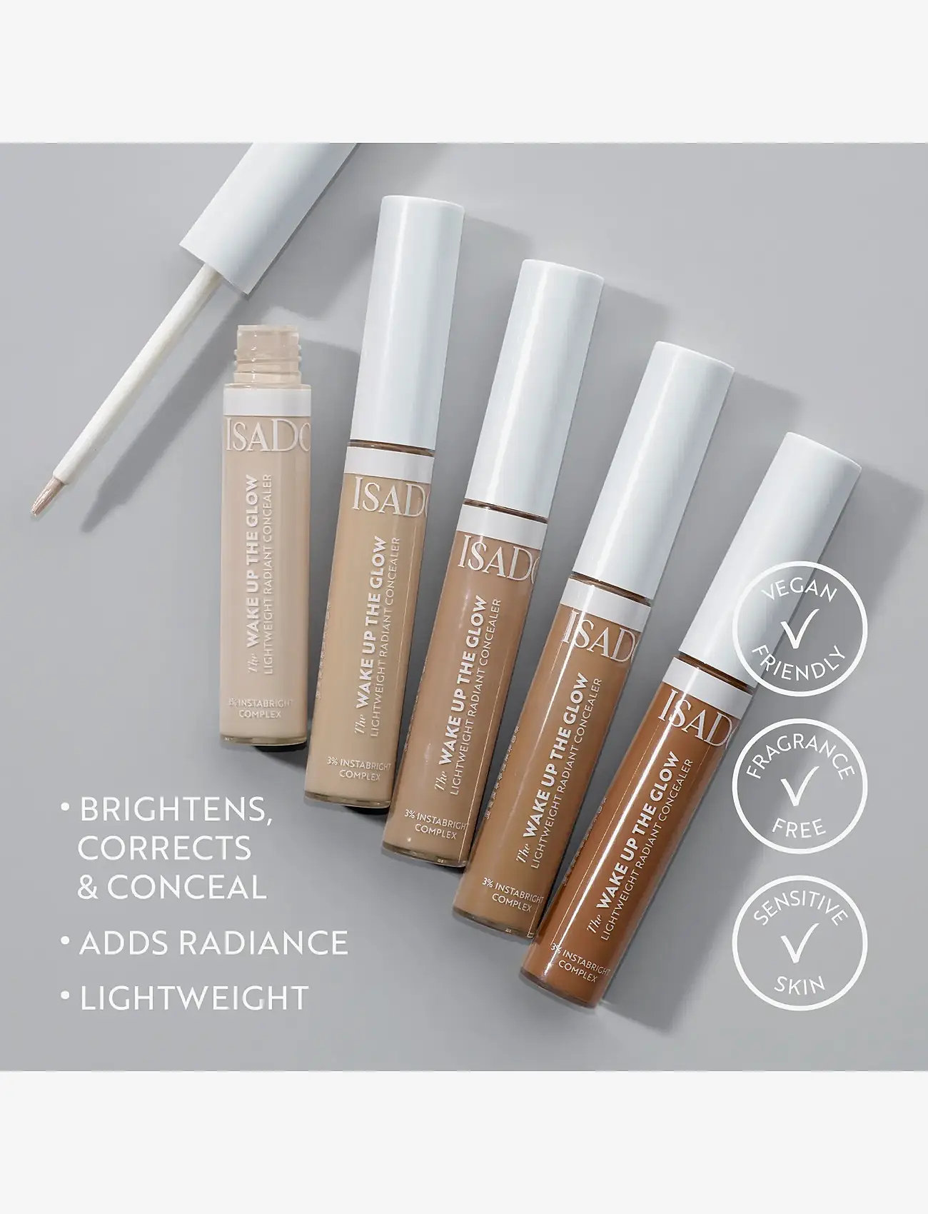 IsaDora - The Wake Up The Glow Lightweight Radiant Concealer - makeup - 3n neutral - 4