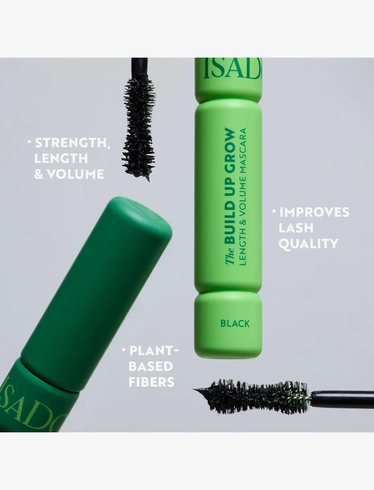 IsaDora - The Build Up Grow Length & Volume Mascara - makeup - black - 4