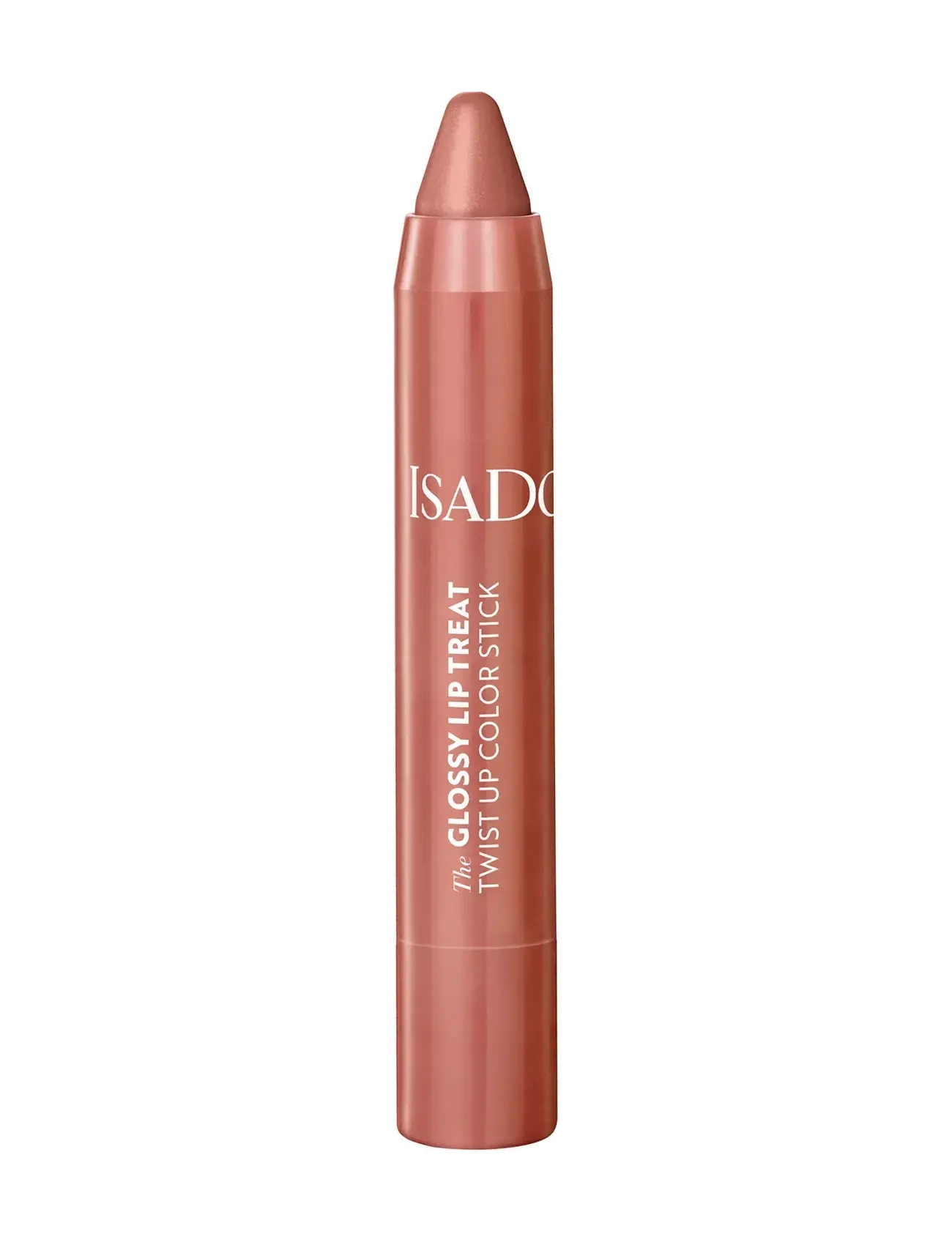 IsaDora The Glossy Lip Treat Twist Up Color Stick, Læbestift, Pink, Str: 3.3 G
