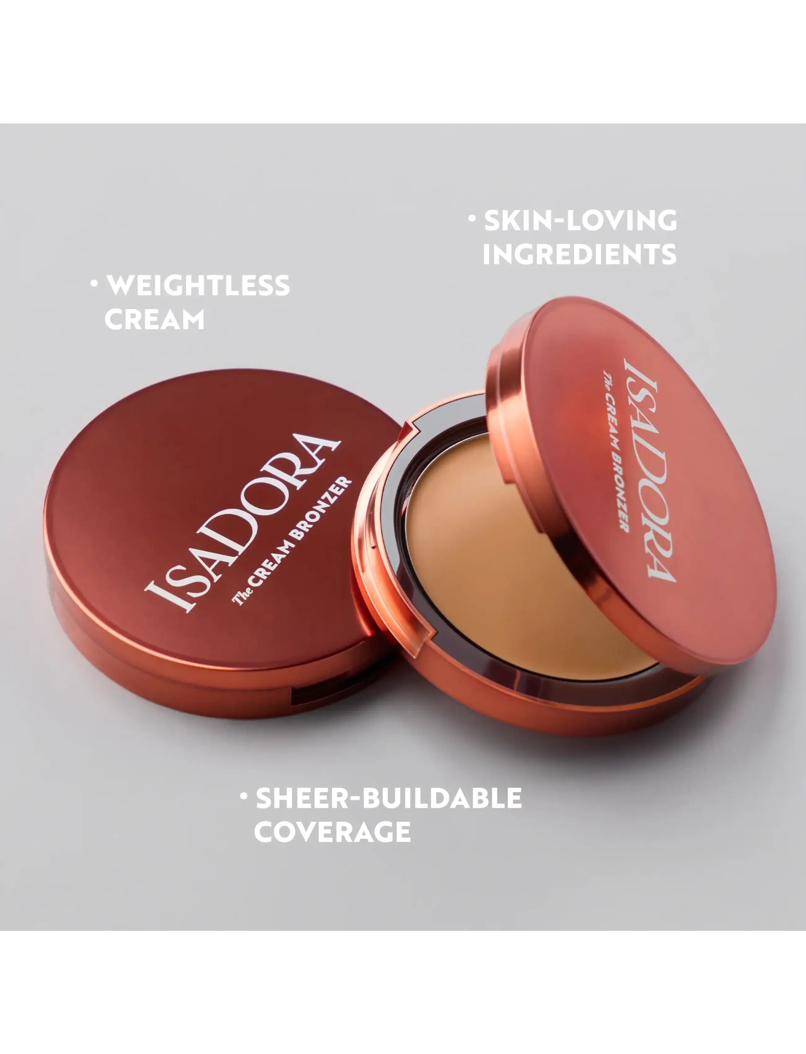 IsaDora - The Cream Bronzer - festtøj til outletpriser - deep - 2