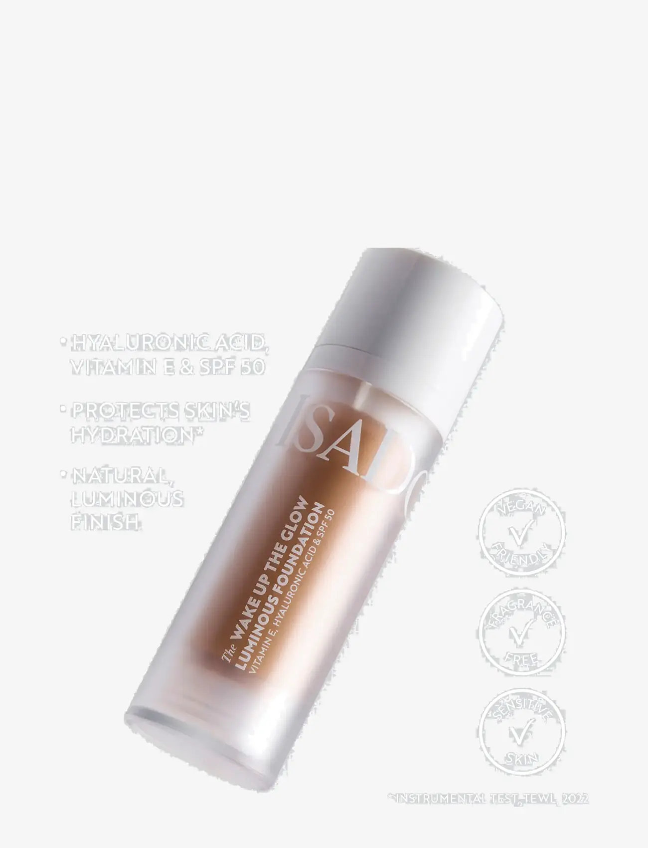 IsaDora - The Wake Up the Glow Luminous Foundation 3N Neutral - makeup - neutral - 4