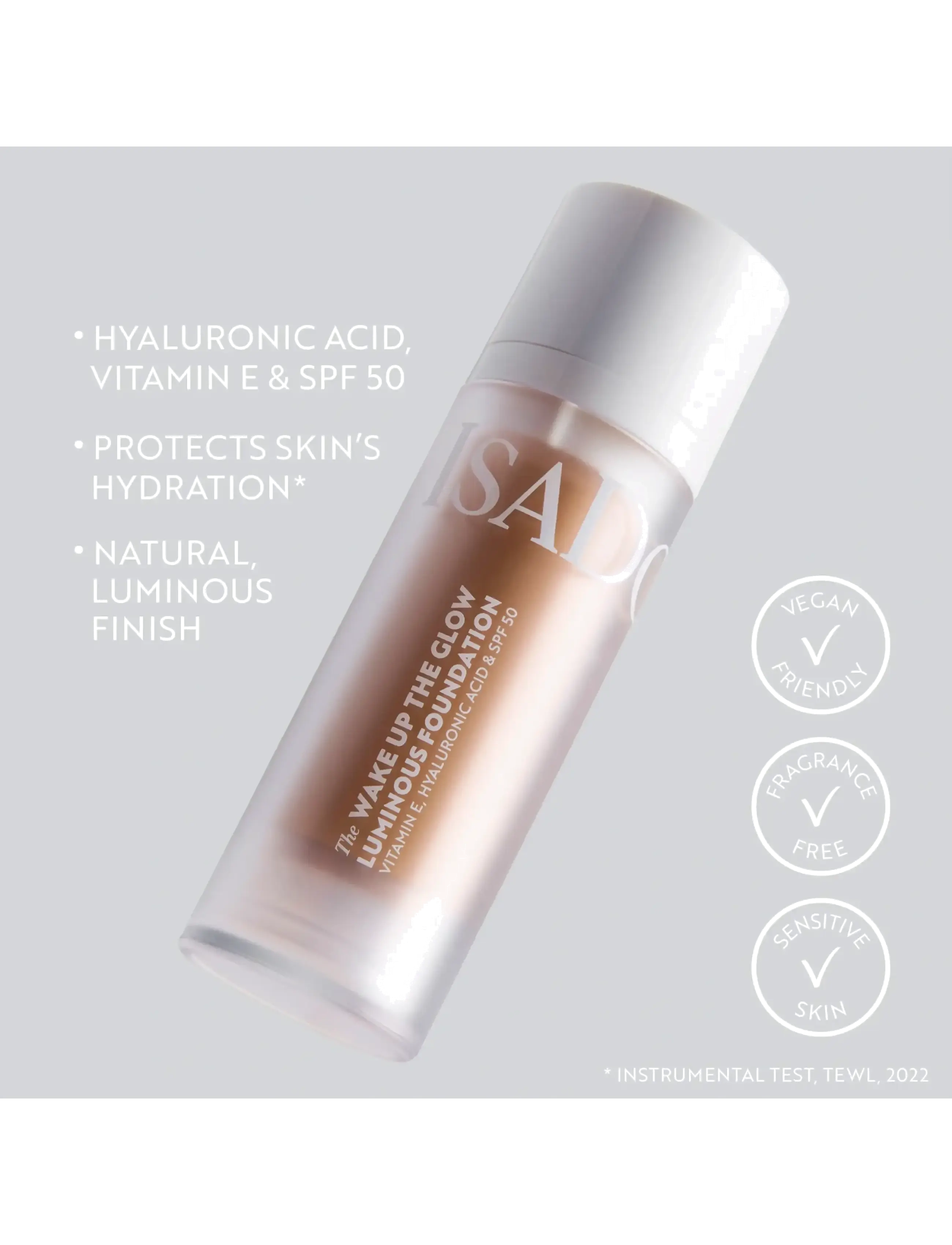 IsaDora - The Wake Up the Glow Luminous Foundation - makeup - 7c cool - 4