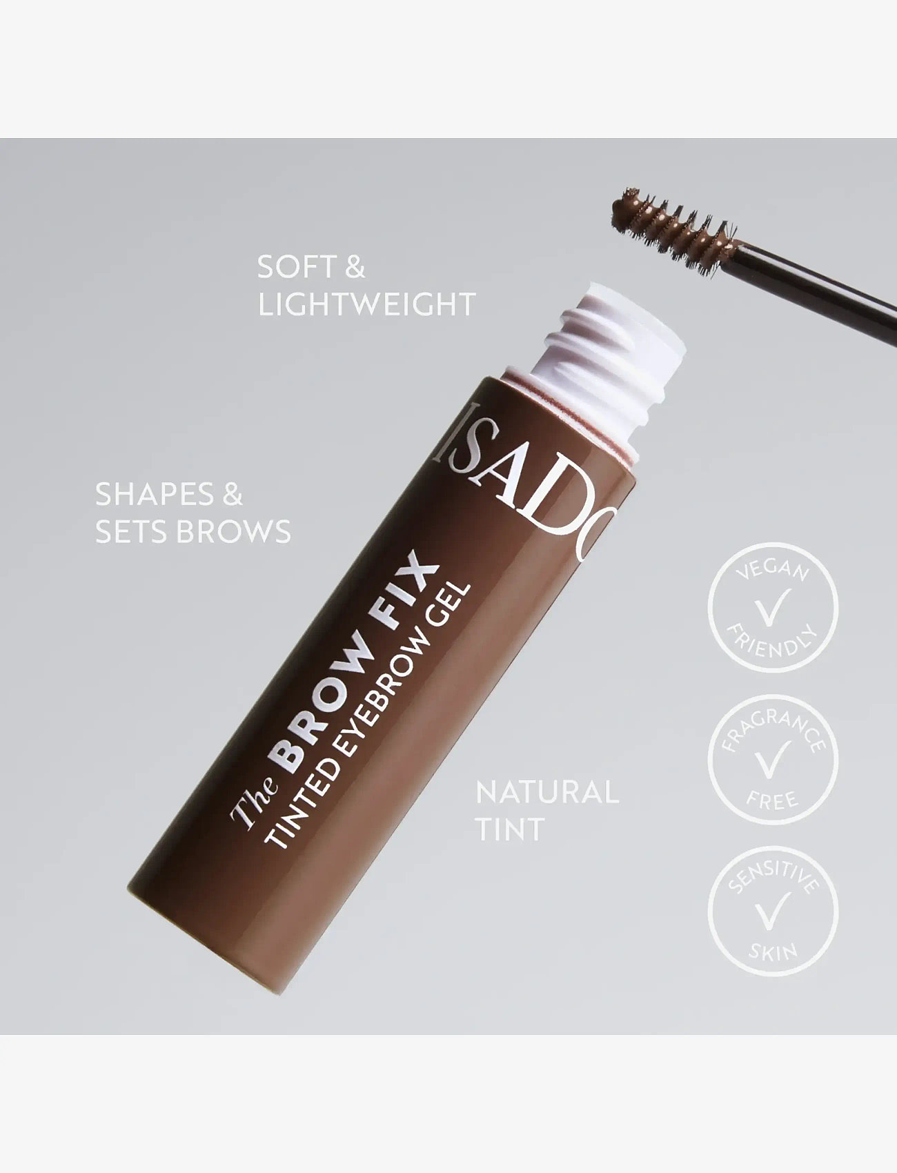 IsaDora - The Brow Fix Tinted Eyebrow Gel - silmad ja kulmud - dark brown - 4