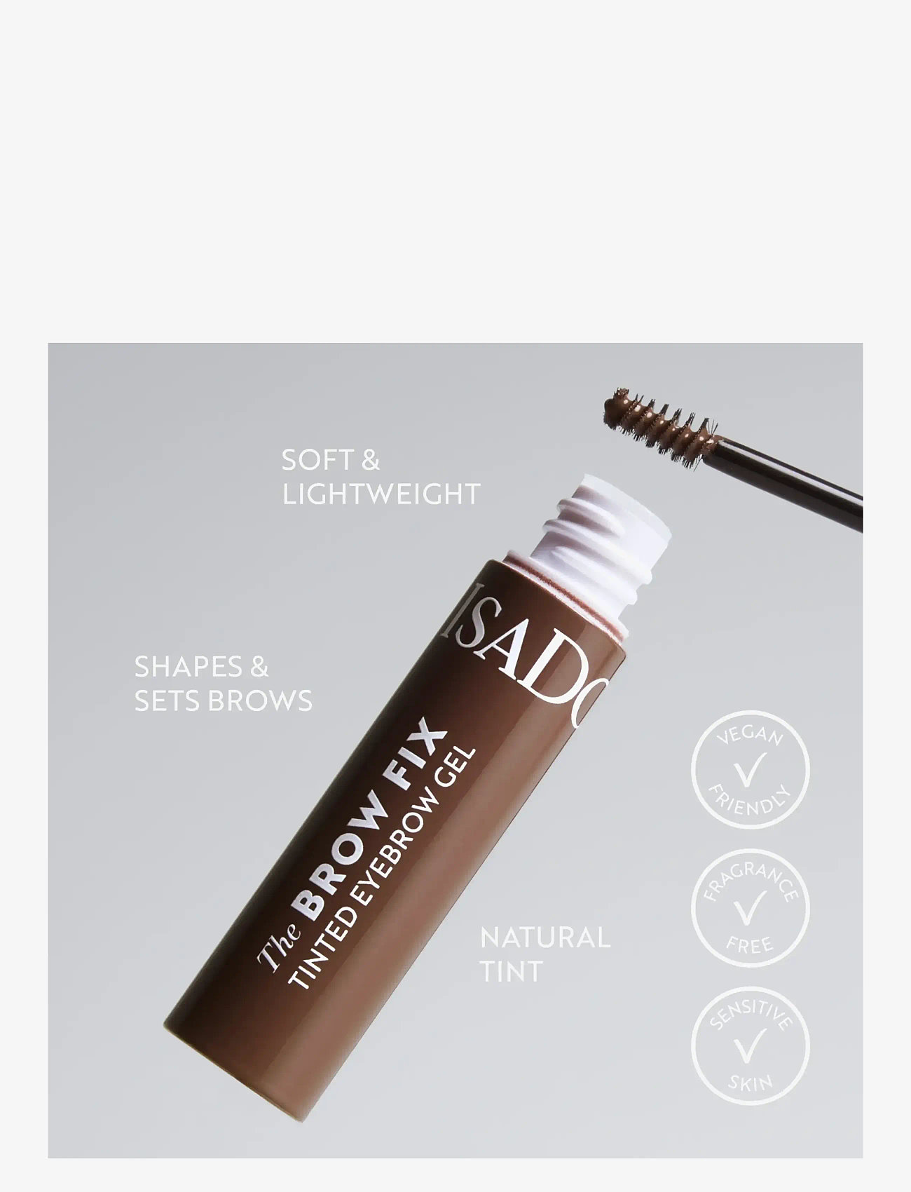 IsaDora - The Brow Fix Tinted Eyebrow Gel - makeup - light brown - 5