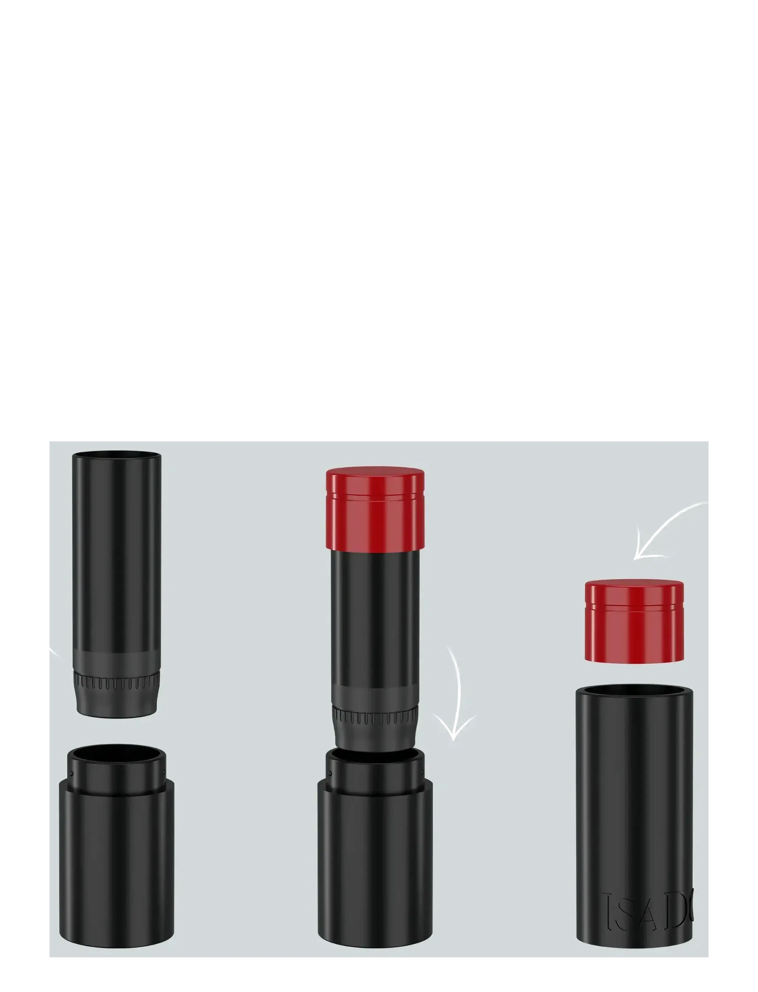 IsaDora - Perfect Moisture Lipstick Refill - festklær til outlet-priser - berry red - 3