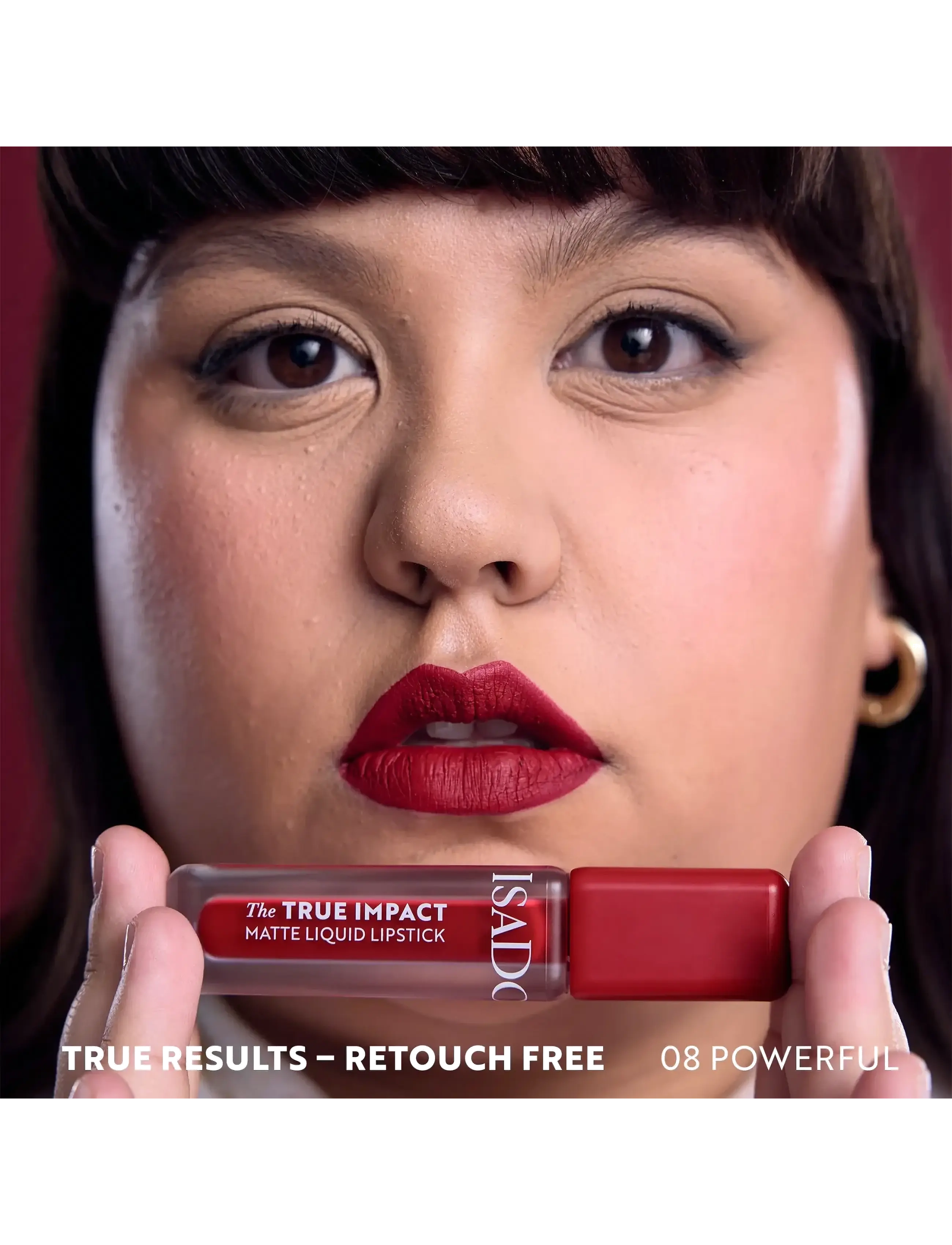 IsaDora - The True Impact Matte Liquid Lipstick - festtøj til outletpriser - confident - 3