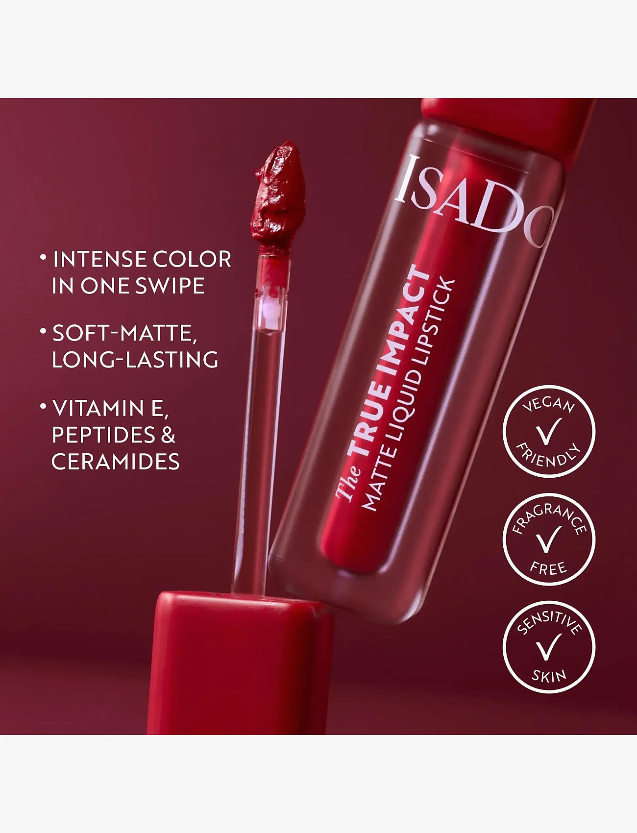 IsaDora - The True Impact Matte Liquid Lipstick - meikit - confident - 4