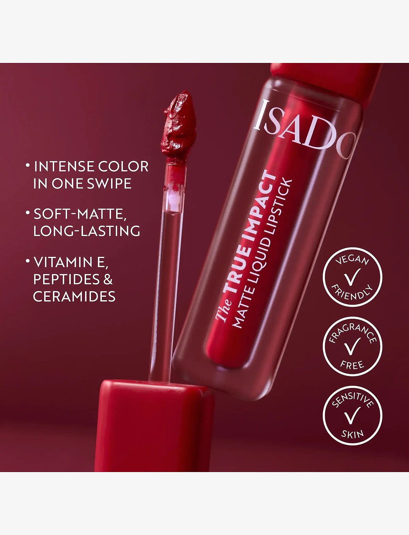 IsaDora - The True Impact Matte Liquid Lipstick - makeup - powerful - 4