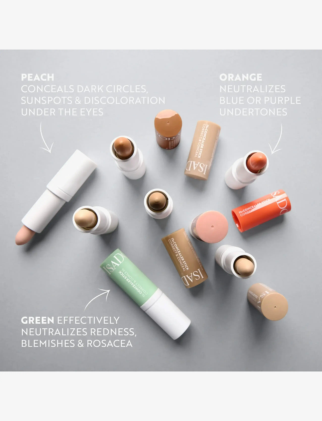 IsaDora - The Concealer Stick - makeup - peach - 4