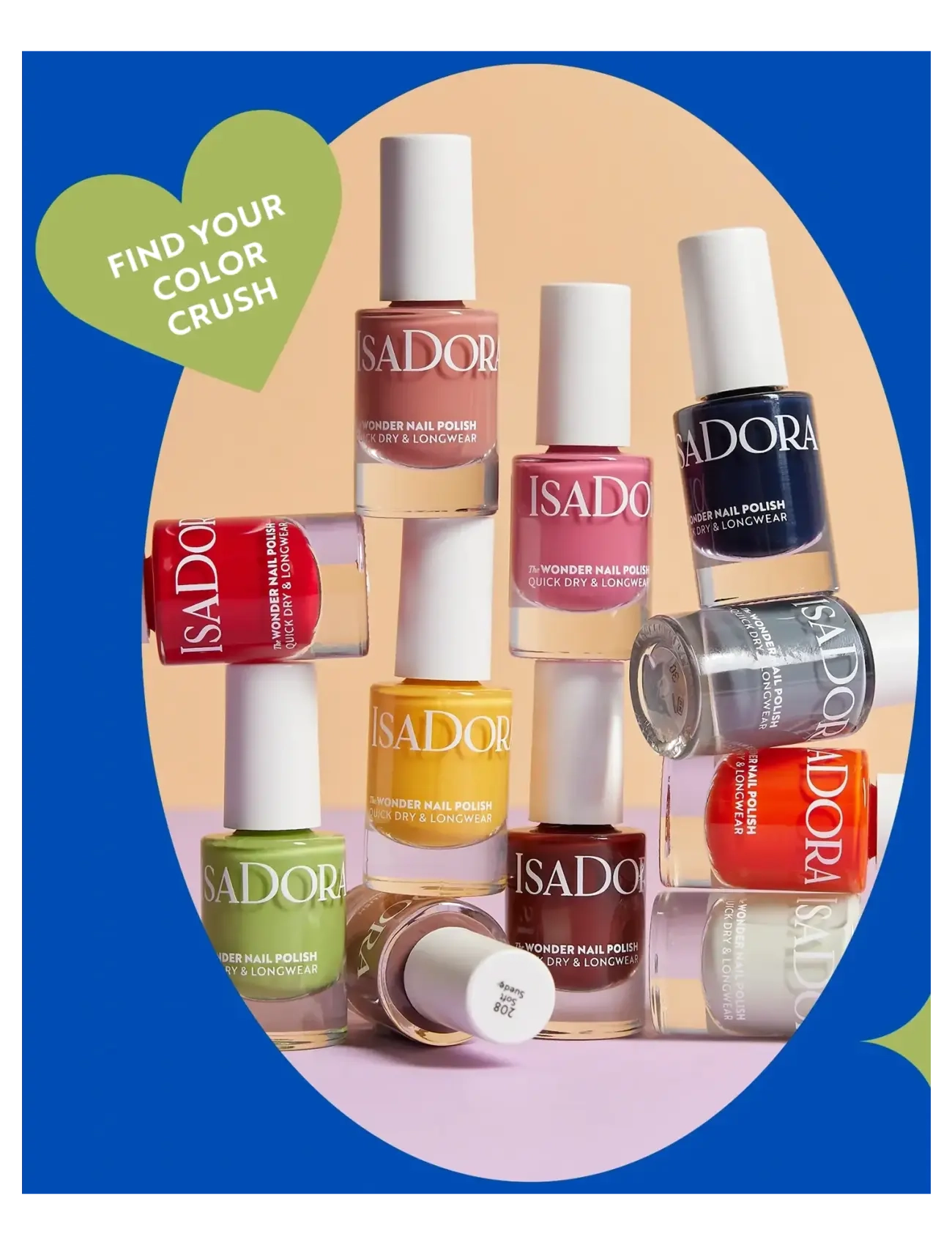 IsaDora - The Wonder Nail Polish Quick dry & Longwear - sminke - purple sparkle - 3