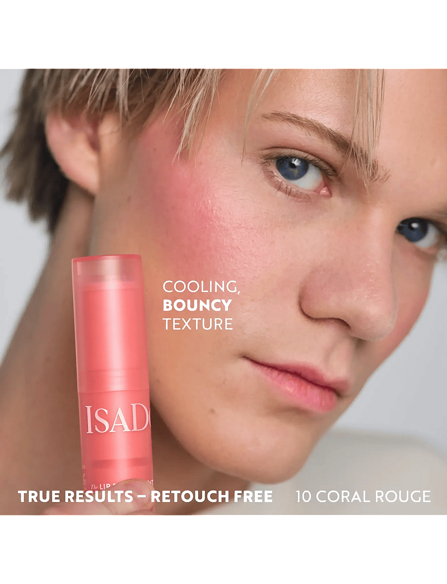 IsaDora - The Lip & Cheek Tint Cooling Jelly Stick - makeup - coral rouge - 2