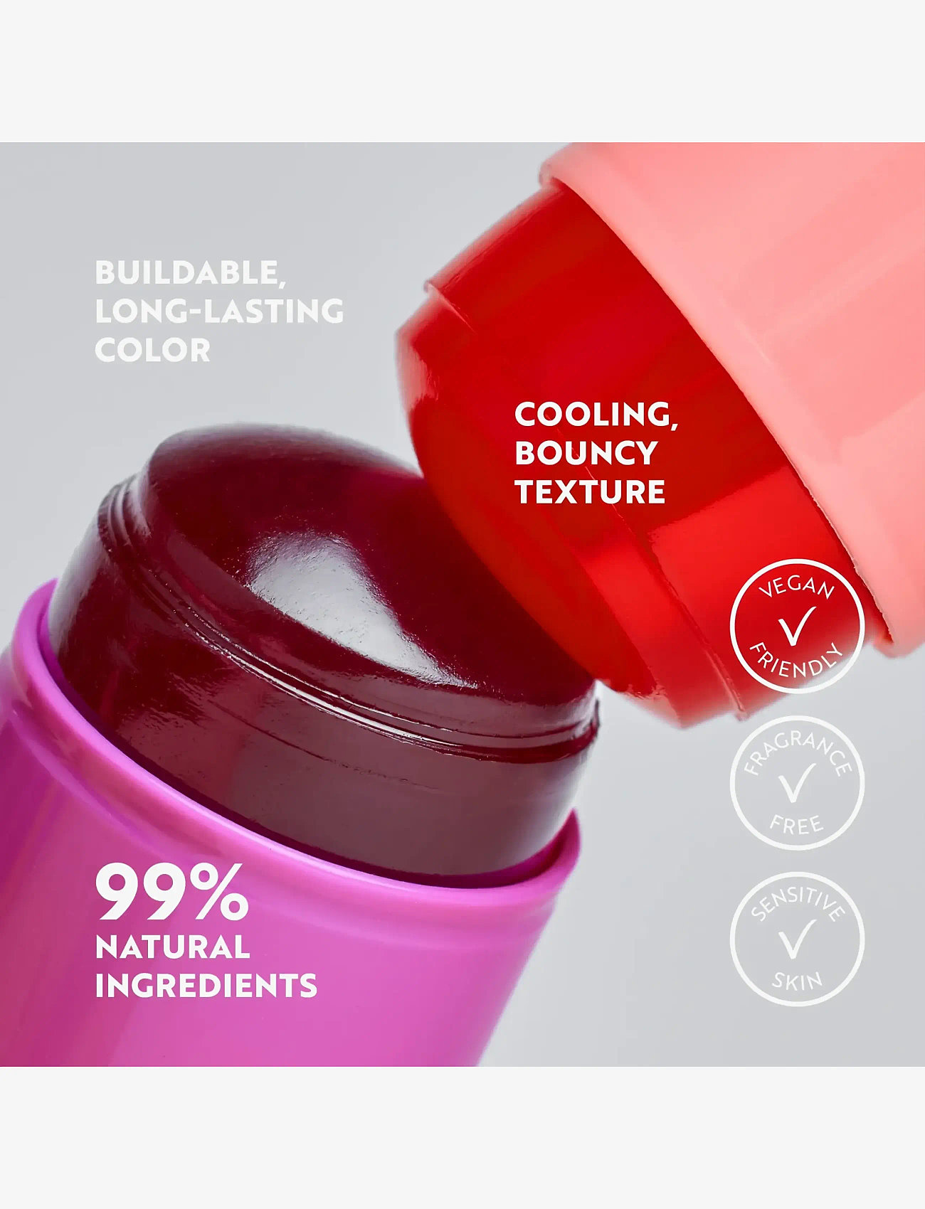 IsaDora - The Lip & Cheek Tint Cooling Jelly Stick - makeup - coral rouge - 4