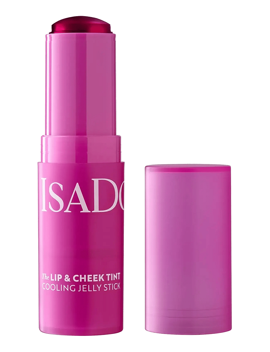IsaDora - The Lip & Cheek Tint Cooling Jelly Stick - makeup - berry pink - 1