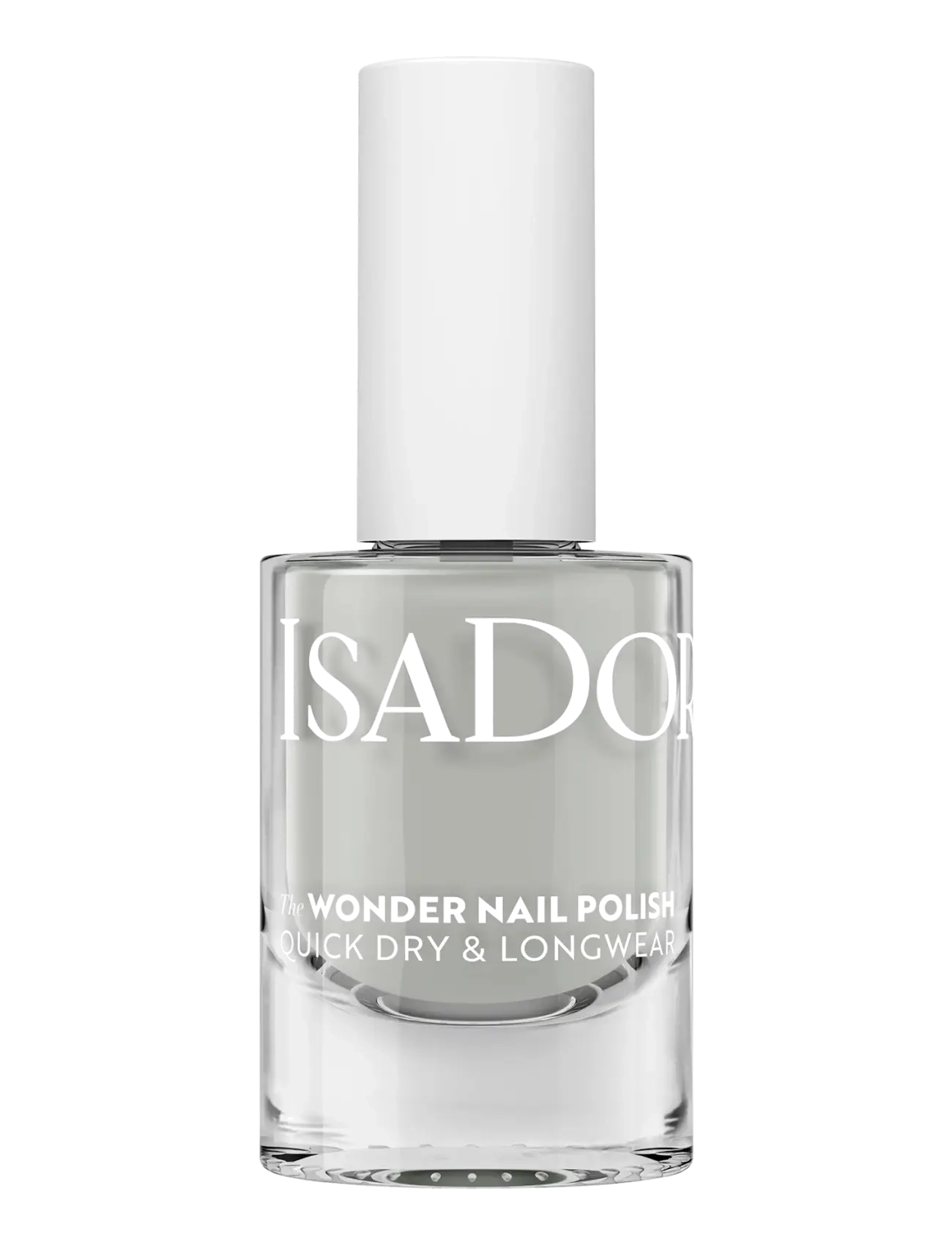 IsaDora The Wonder Nail Polish Quick dry & Longwear  - Naglar - 224 LIGHT GREY / grey