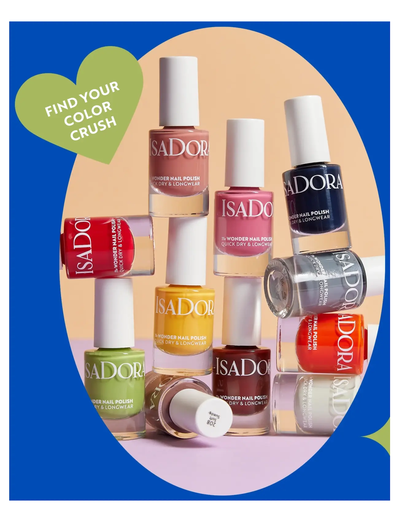 IsaDora - The Wonder Nail Polish Quick dry & Longwear  - smink - 224 light grey - 2