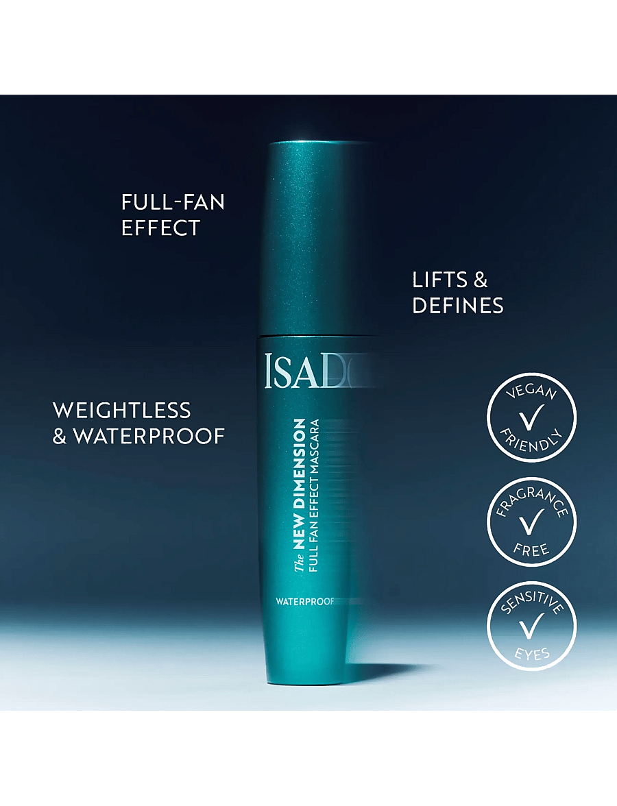 IsaDora - The New Dimension Waterproof Mascara - silmad ja kulmud - black - 4