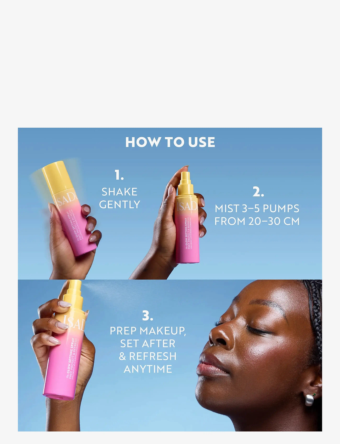 IsaDora - The Glow Setting Spray - makeup - n/a - 5