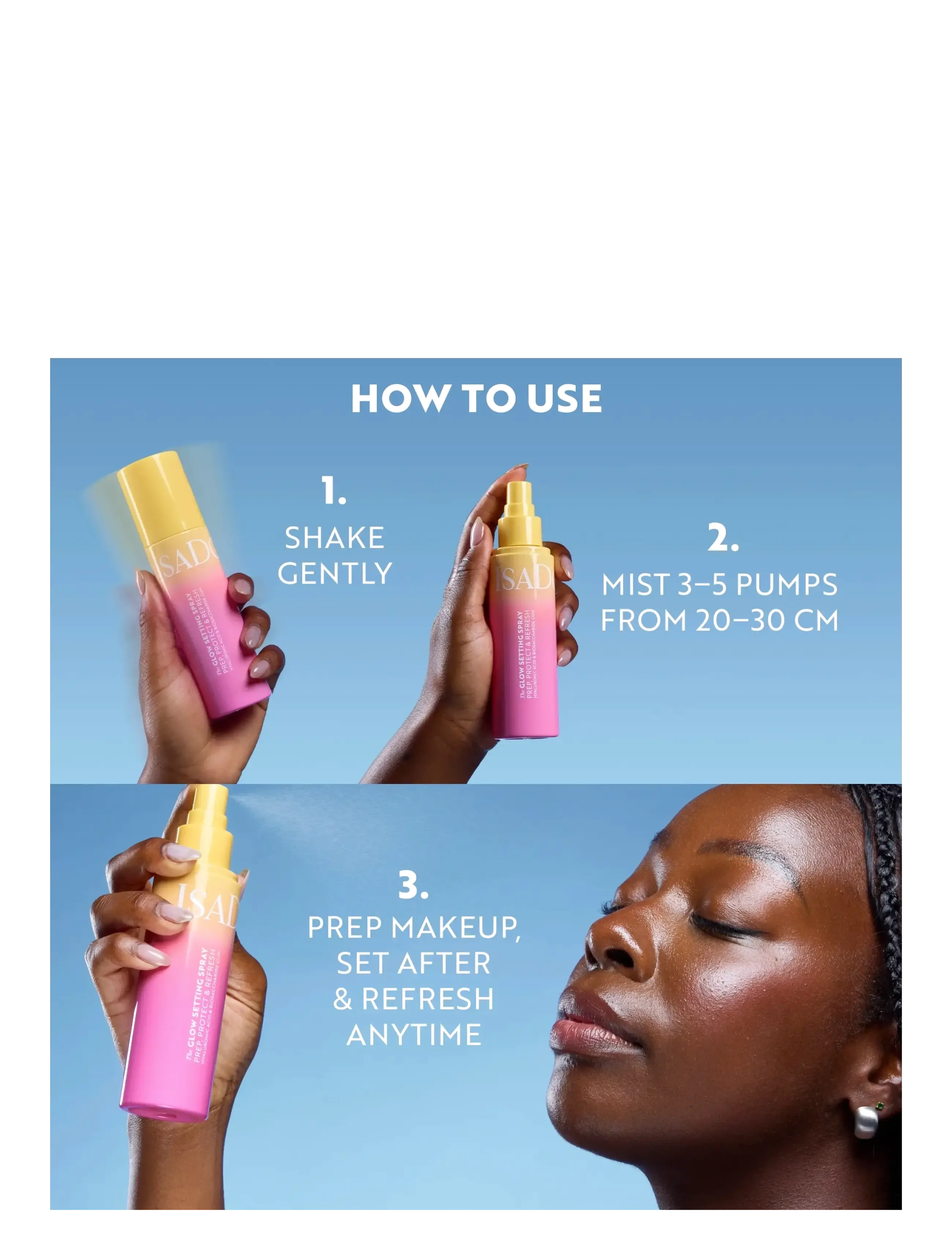 IsaDora - The Glow Setting Spray - festklær til outlet-priser - n/a - 5