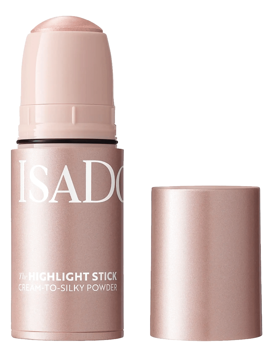 IsaDora - The Highlight Stick Cream-to-Silky Powder - makeup - 64 frosty pink - 1
