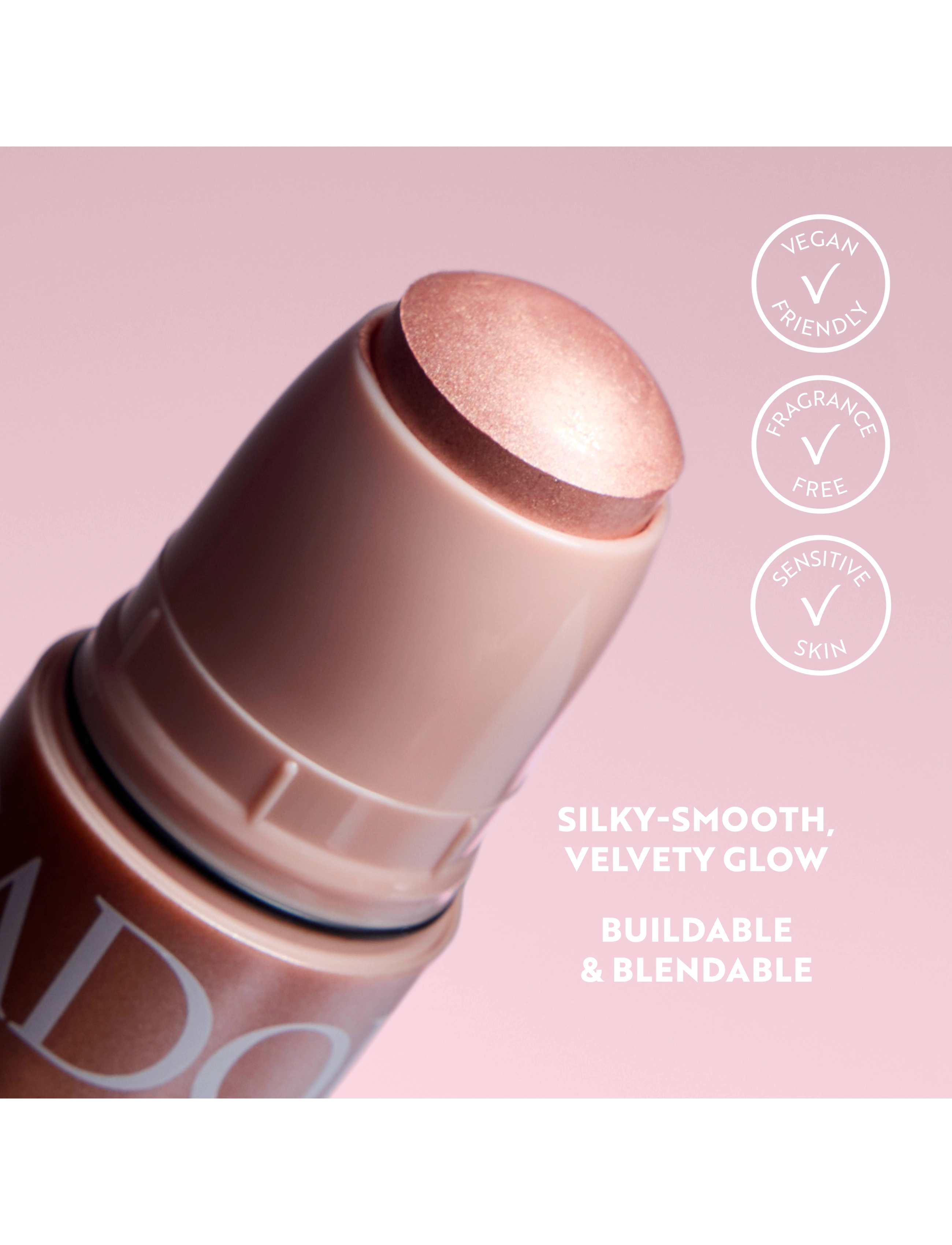 IsaDora - The Highlight Stick Cream-to-Silky Powder  - makeup - 66 rose gold - 3