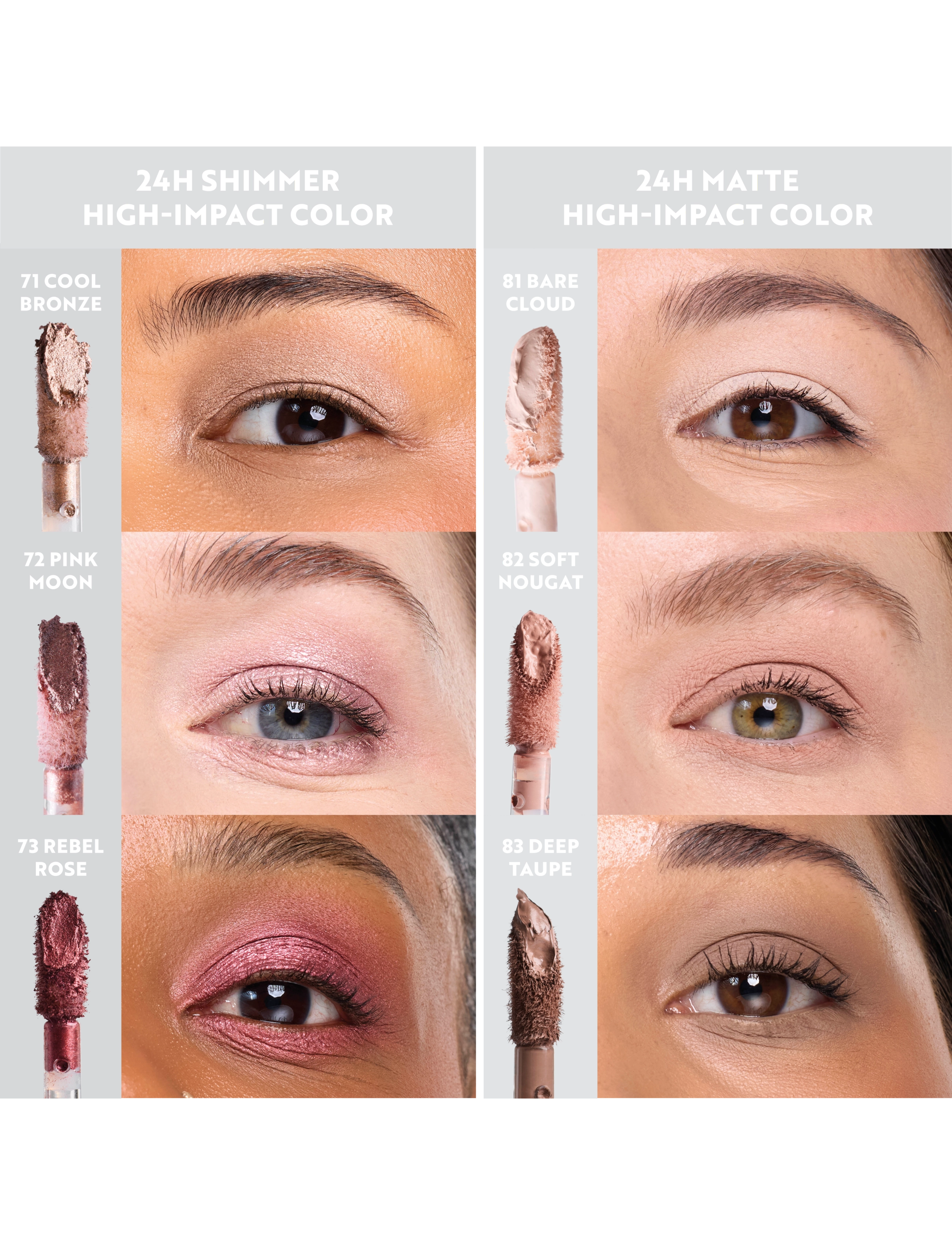 IsaDora - The 24H Matte Liquid Eyeshadow - makeup - bare cloud - 4