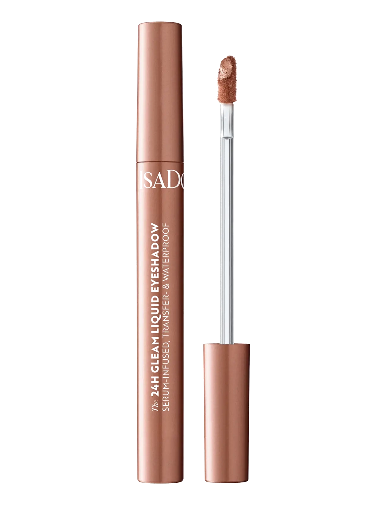 IsaDora The 24H Gleam Liquid Eyeshadow - Smink - COOL BRONZE / brown