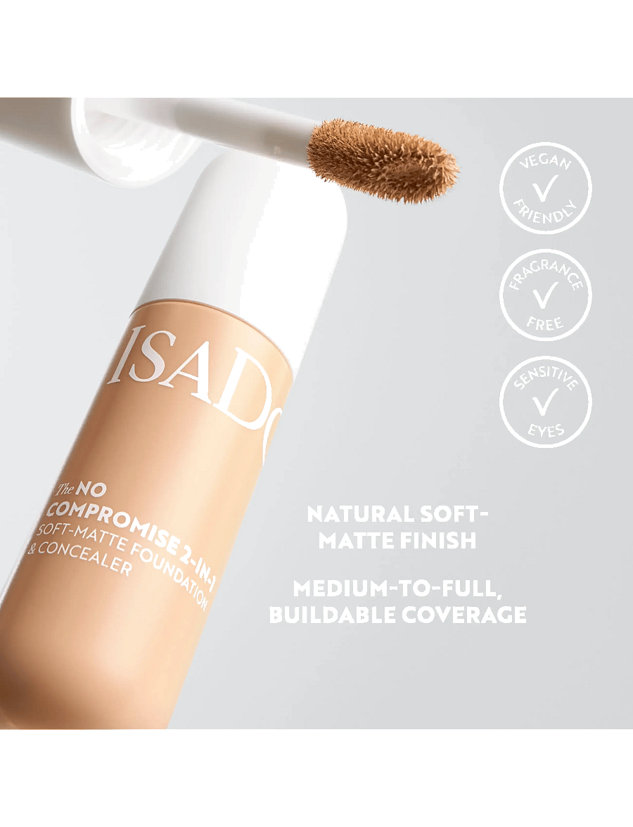 IsaDora - The No Compromise 2-in-1 Soft-Matte Foundation & Concealer - 30n - 3