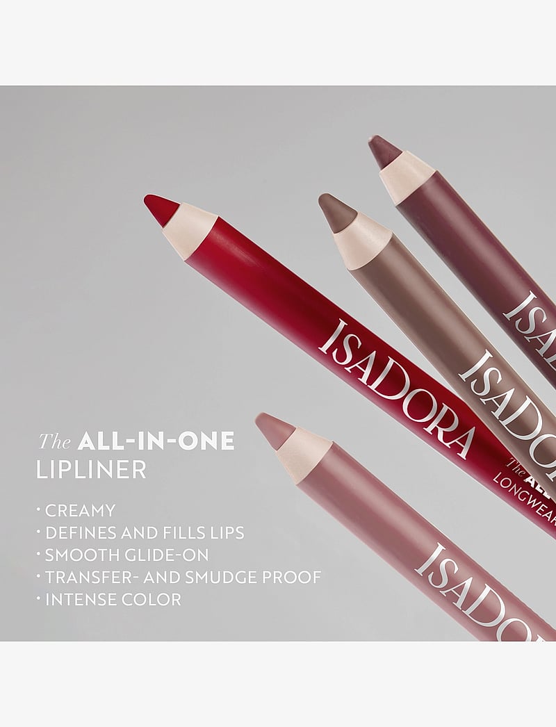 IsaDora - IsaDora AllinOne Lipliner 12 True Red - makeup - true red - 4