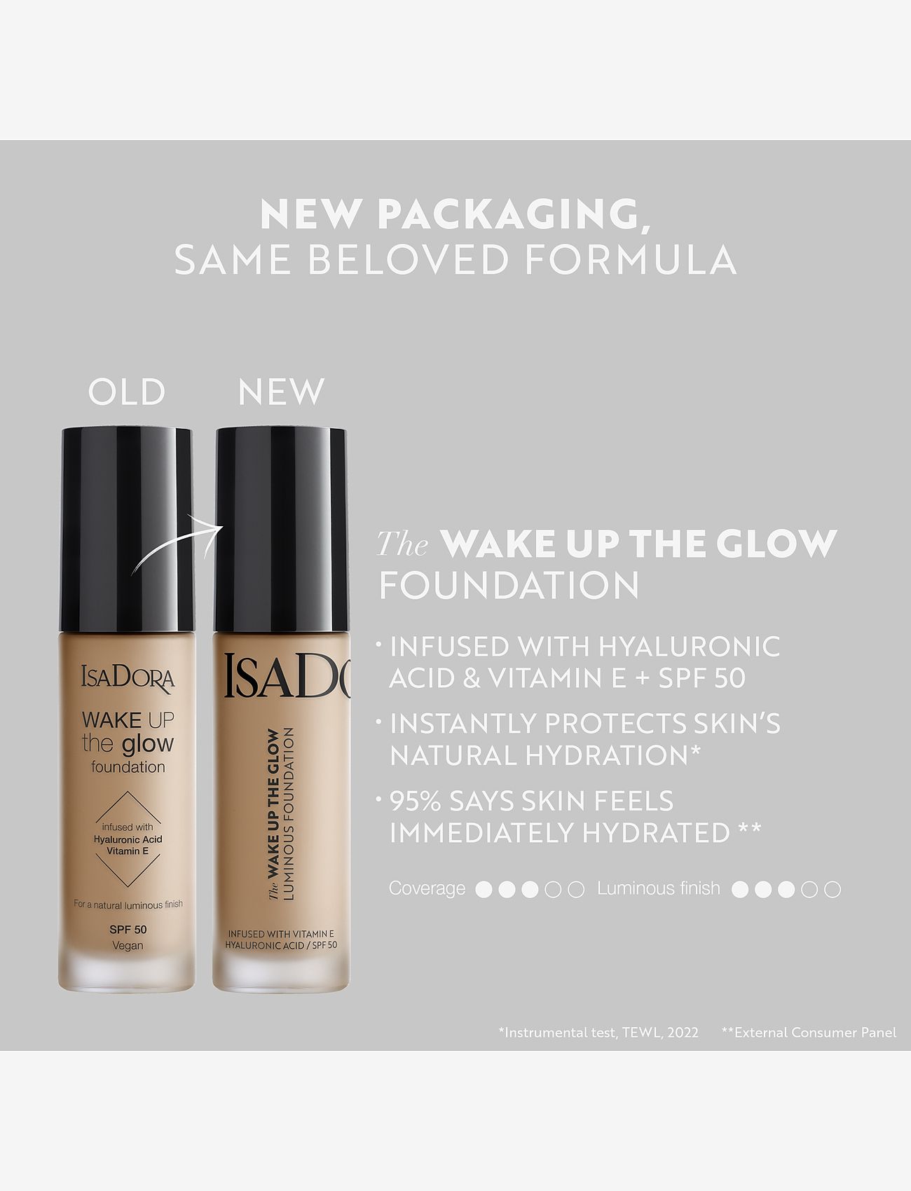 IsaDora - Wake Up the Glow Foundation - smink - 7c - 3