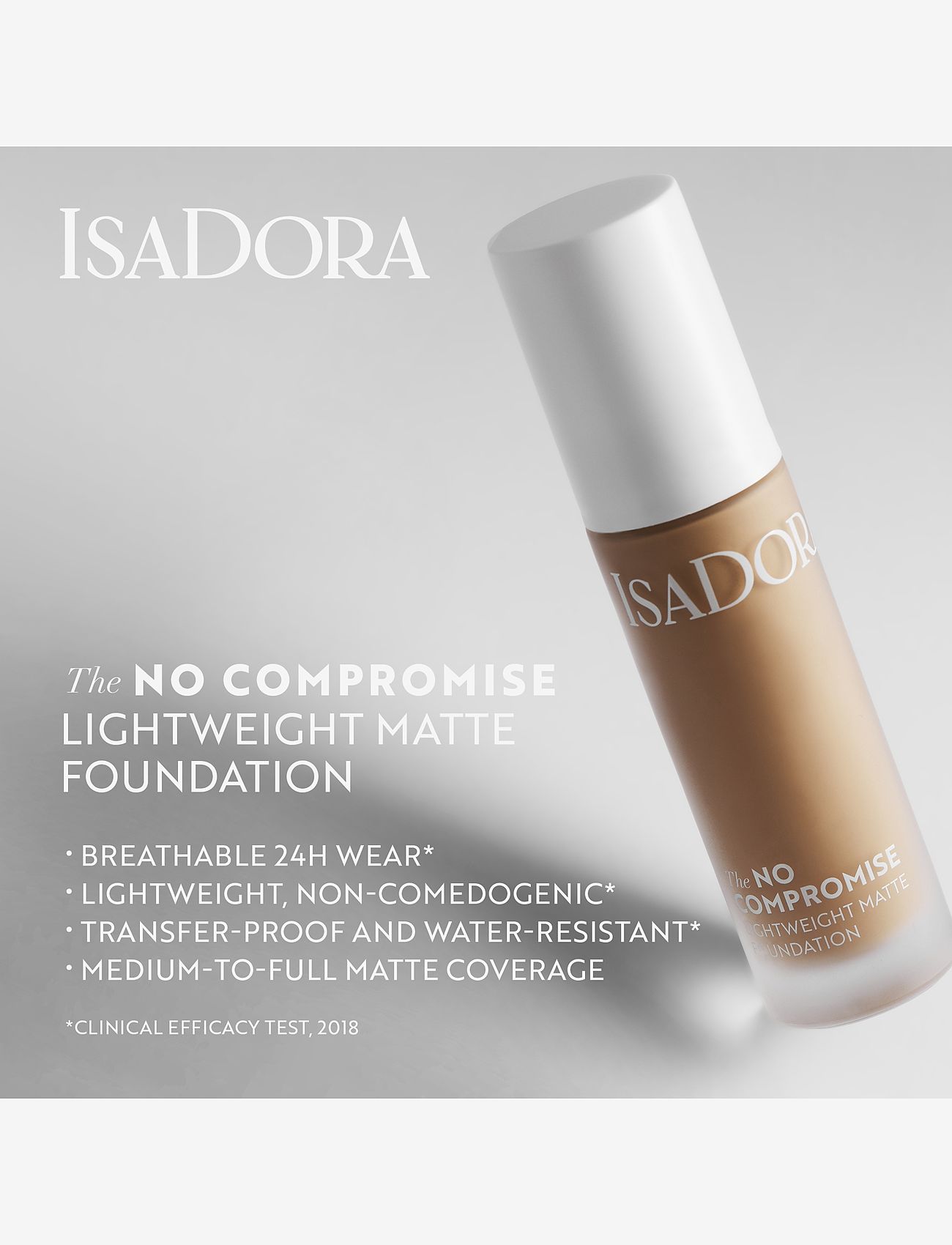 IsaDora - IsaDora No Compromise Lightweight Matte Foundation 1N - makeup - 1n - 4