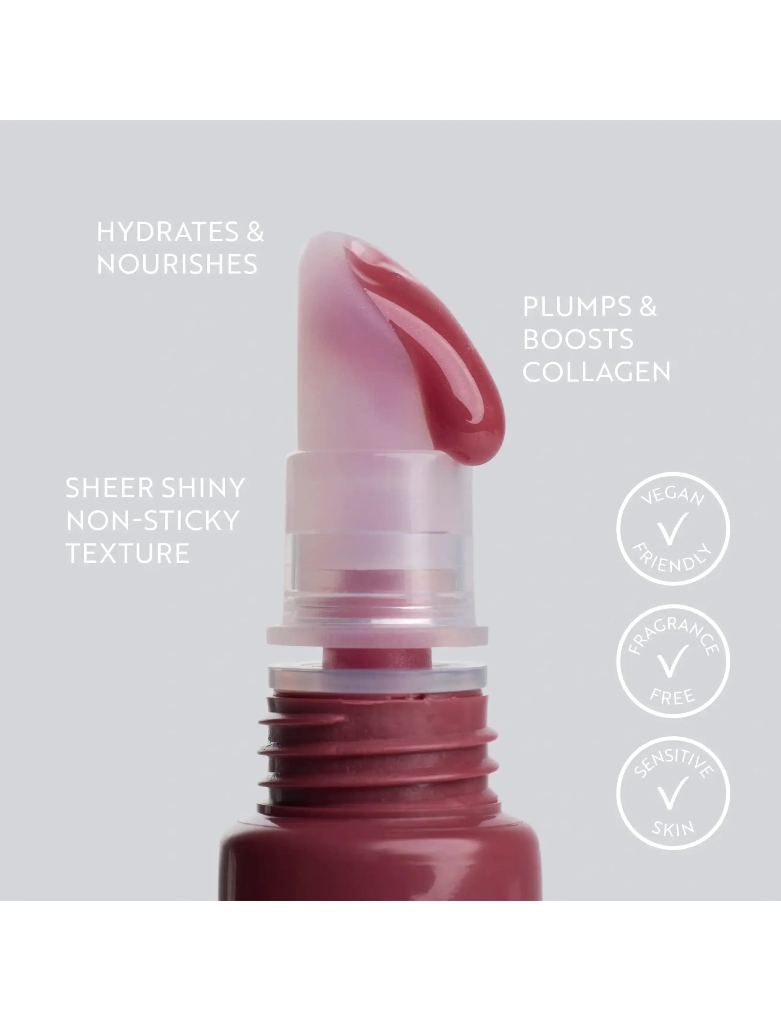 IsaDora - Glossy Lip Treat - leppepomader - silky pink - 3