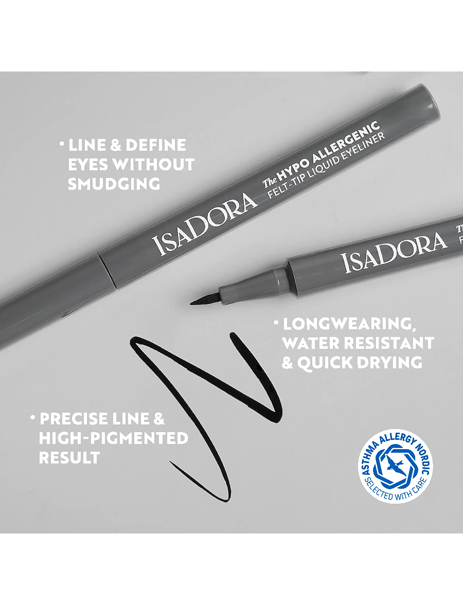 IsaDora - HypoAllergenic Eyeliner - makeup - 30 black - 5