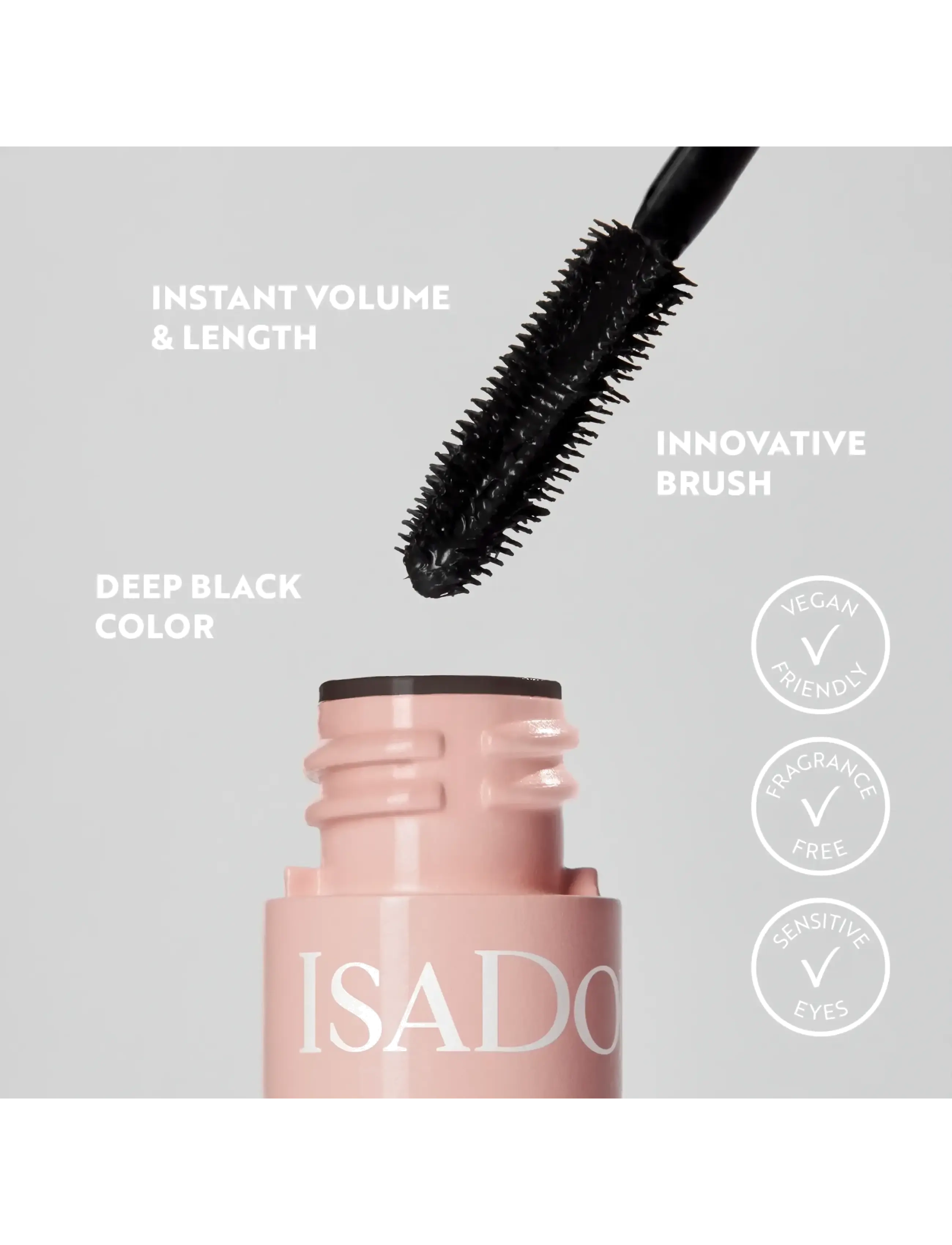IsaDora - IsaDora Lash Styler Volume Mascara 40 Black - Ögon & bryn  - black - 5