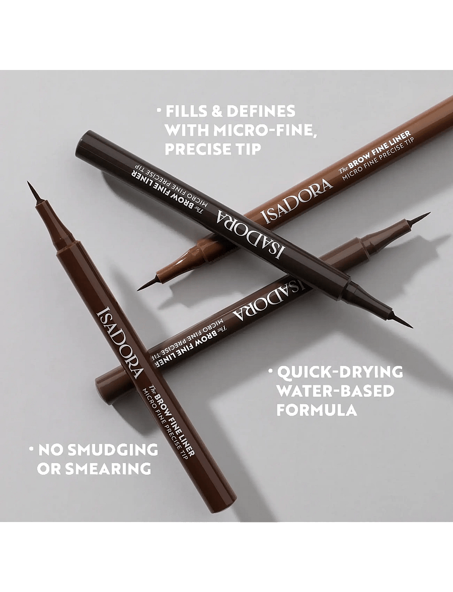 IsaDora - Brow Fine Liner - silmad ja kulmud - walnut brown - 5