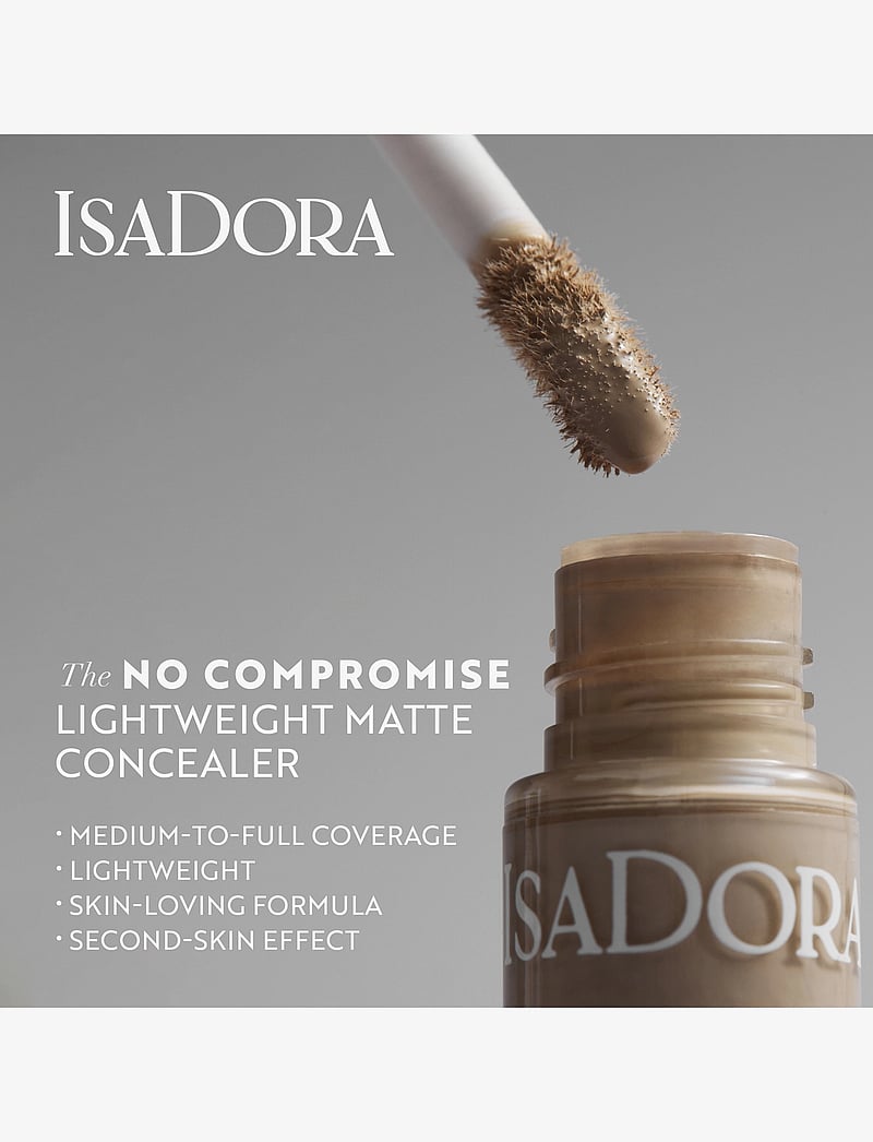 IsaDora - IsaDora No Compromise Lightweight Matte Concealer 1NW - makeup - 1nw - 4