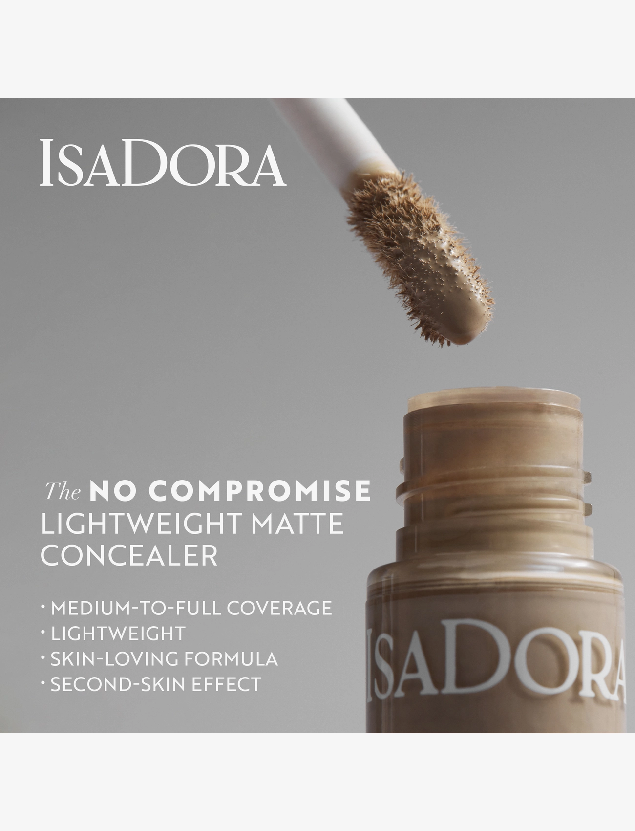 IsaDora - IsaDora No Compromise Lightweight Matte Concealer 1NW - smink - 1nw - 4