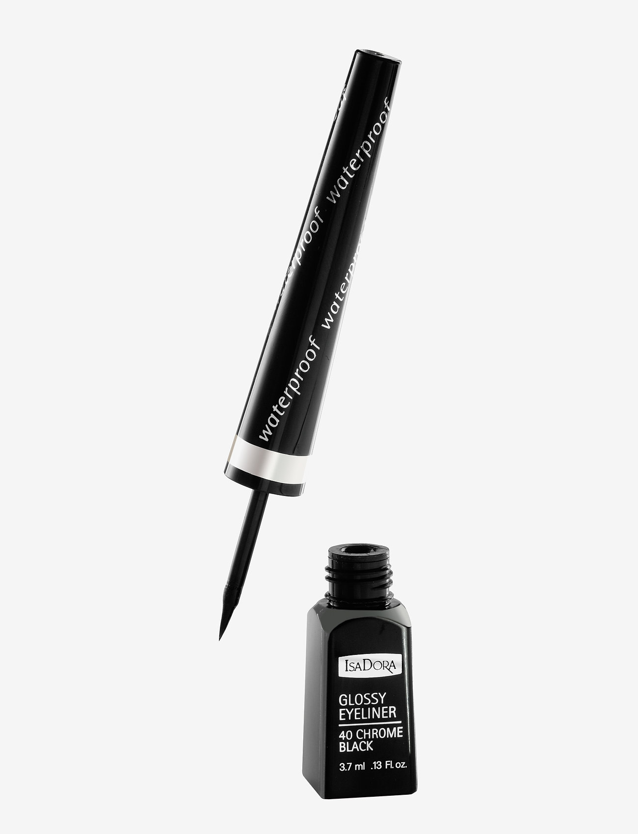 IsaDora - Glossy Eyeliner - eyeliner - 40 chrome black - 0