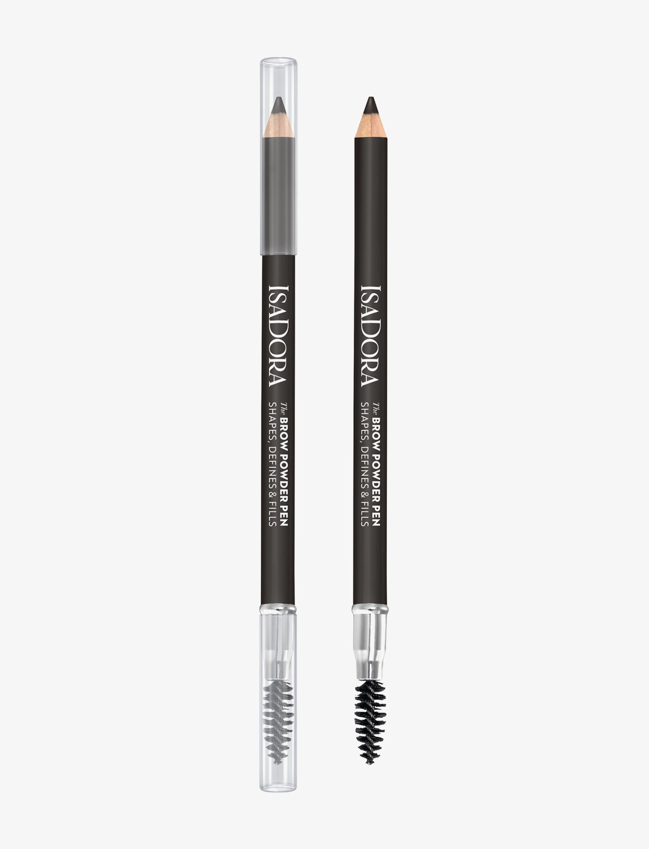 IsaDora Brow Powder Pen, Øjenbrynsblyant, Sort, Str: 1ML
