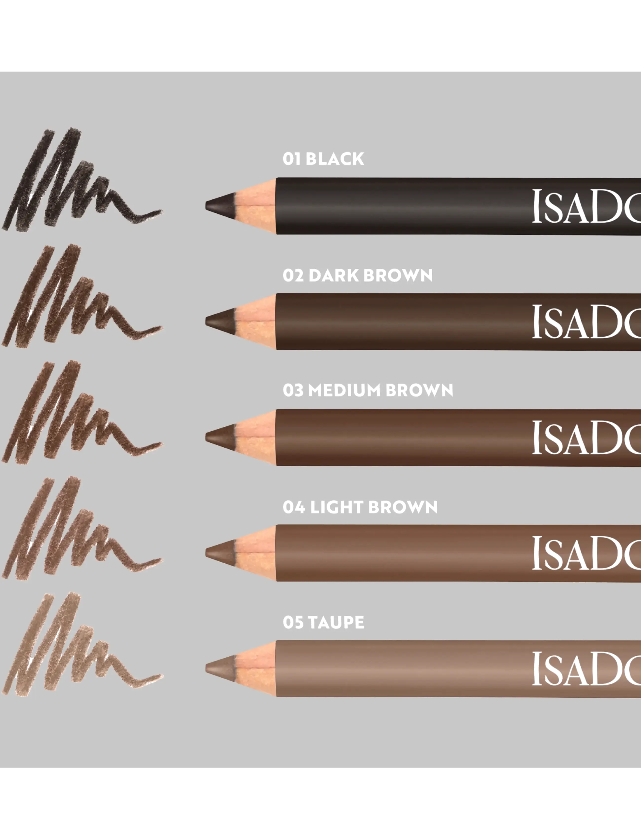 IsaDora - Brow Powder Pen - Øjne & bryn - 01 black - 5