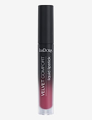 IsaDora - Velvet Comfort Liquid Lipstick - festtøj til outletpriser - berry blush - 0