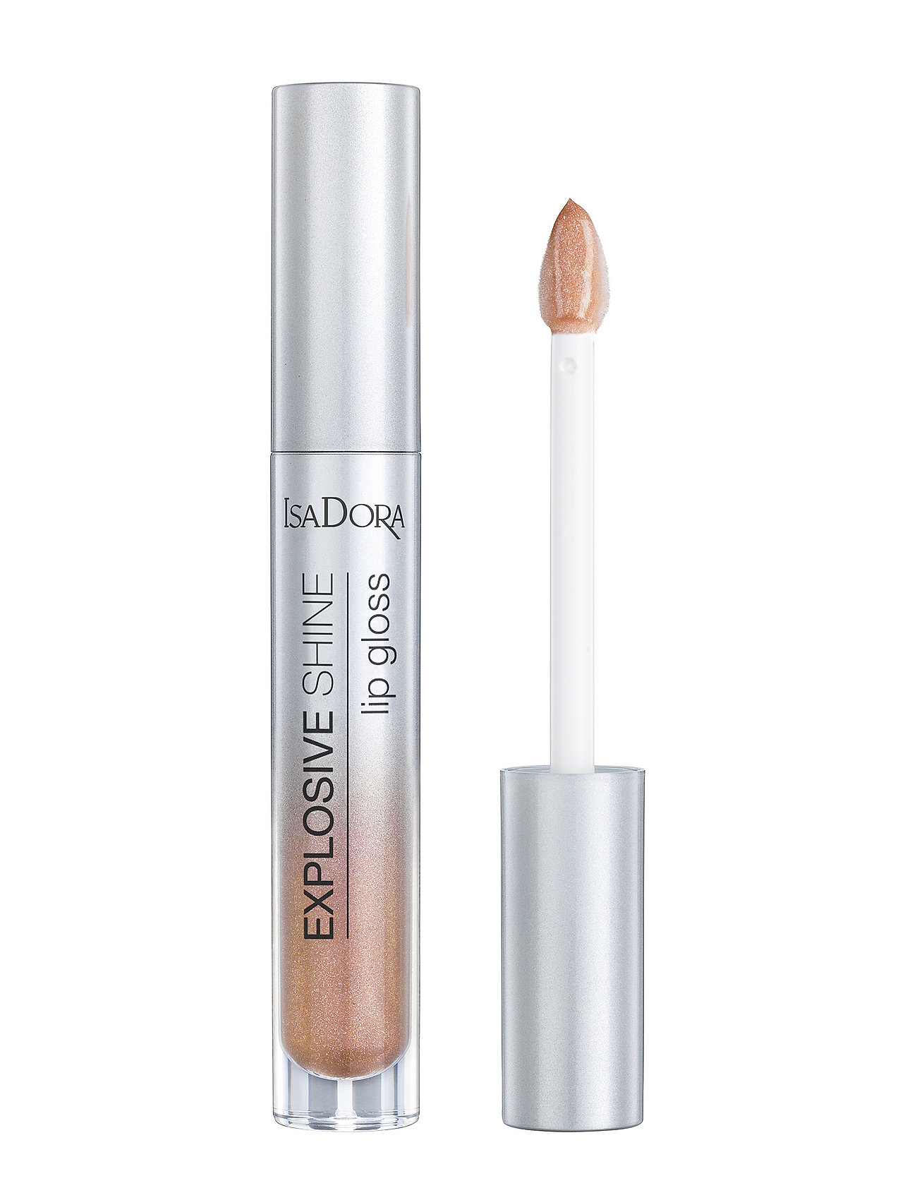 IsaDora - Explosive Shine Lip Gloss - party wear at outlet prices - nude sparkle - 1