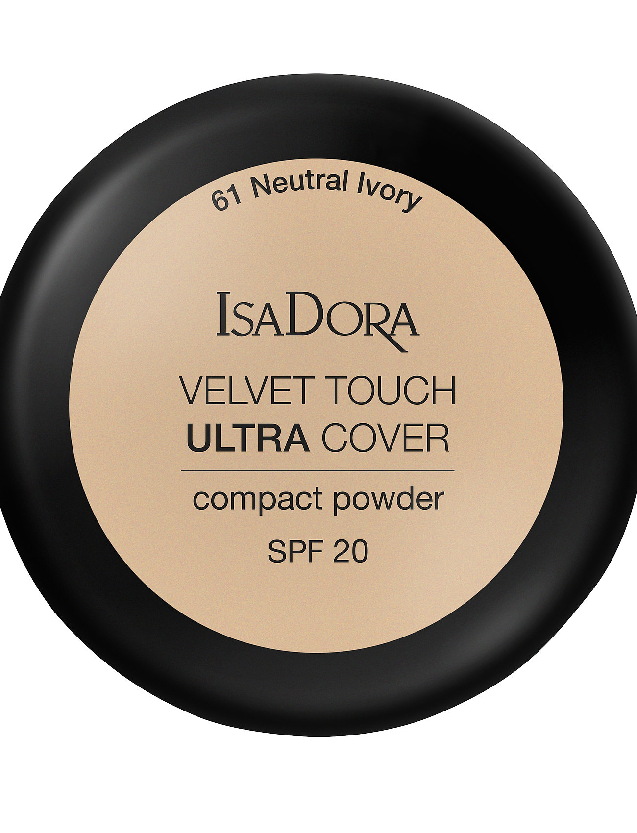 IsaDora - Velvet Touch Ultra Cover Compact Powder SPF 20 - pudder - neutral ivory - 1