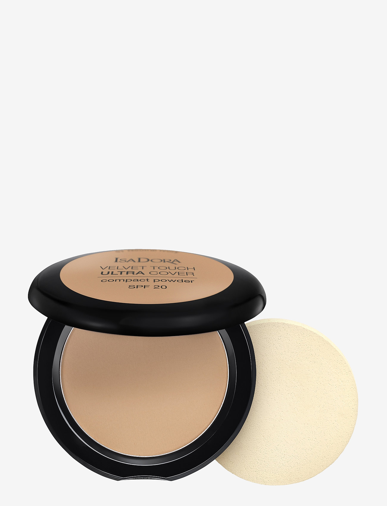 IsaDora - Velvet Touch Ultra Cover Compact Powder SPF 20 - warm tan - 0