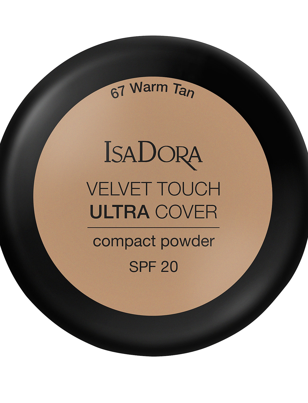 IsaDora - Velvet Touch Ultra Cover Compact Powder SPF 20 - warm tan - 1