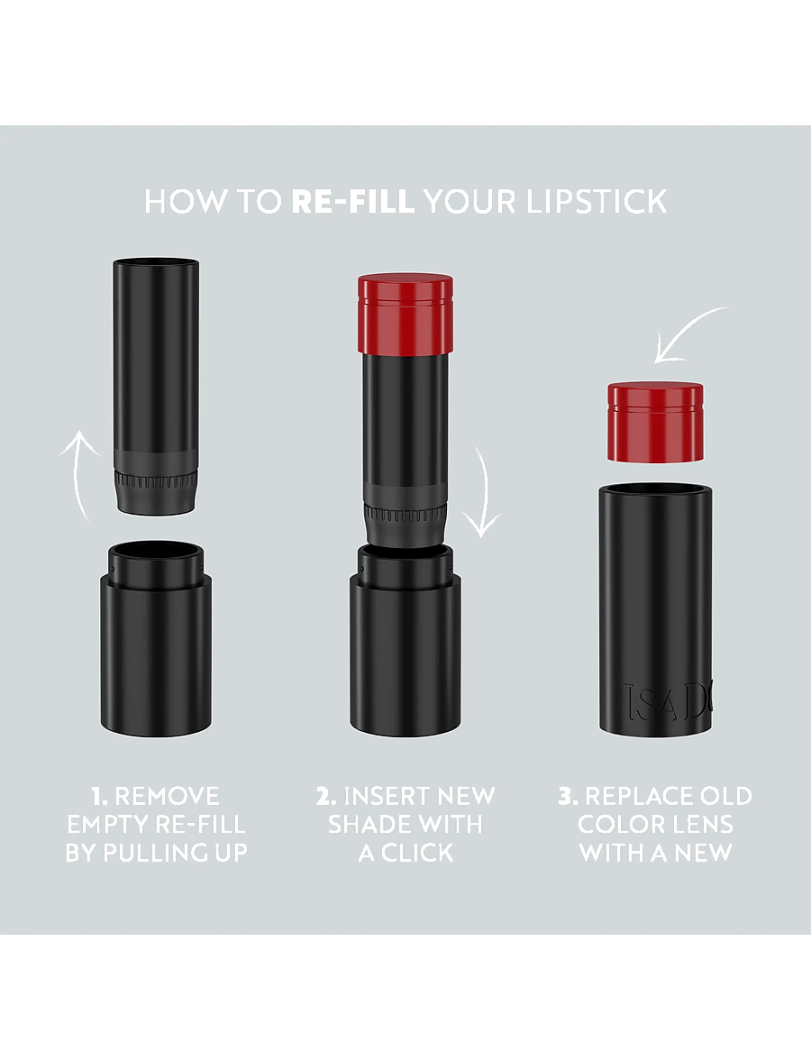 IsaDora - IsaDora Perfect Moisture Lipstick - makeup - 210 ultimate red - 5
